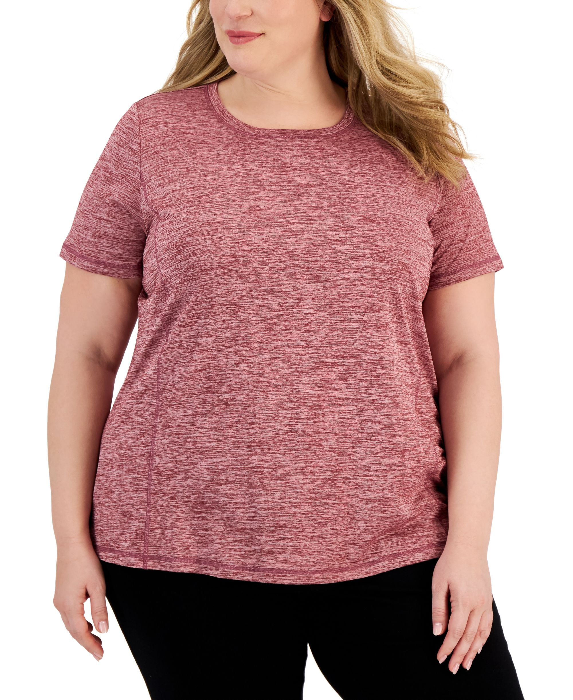 Karen Scott Plus Size Space Dyed T-Shirt