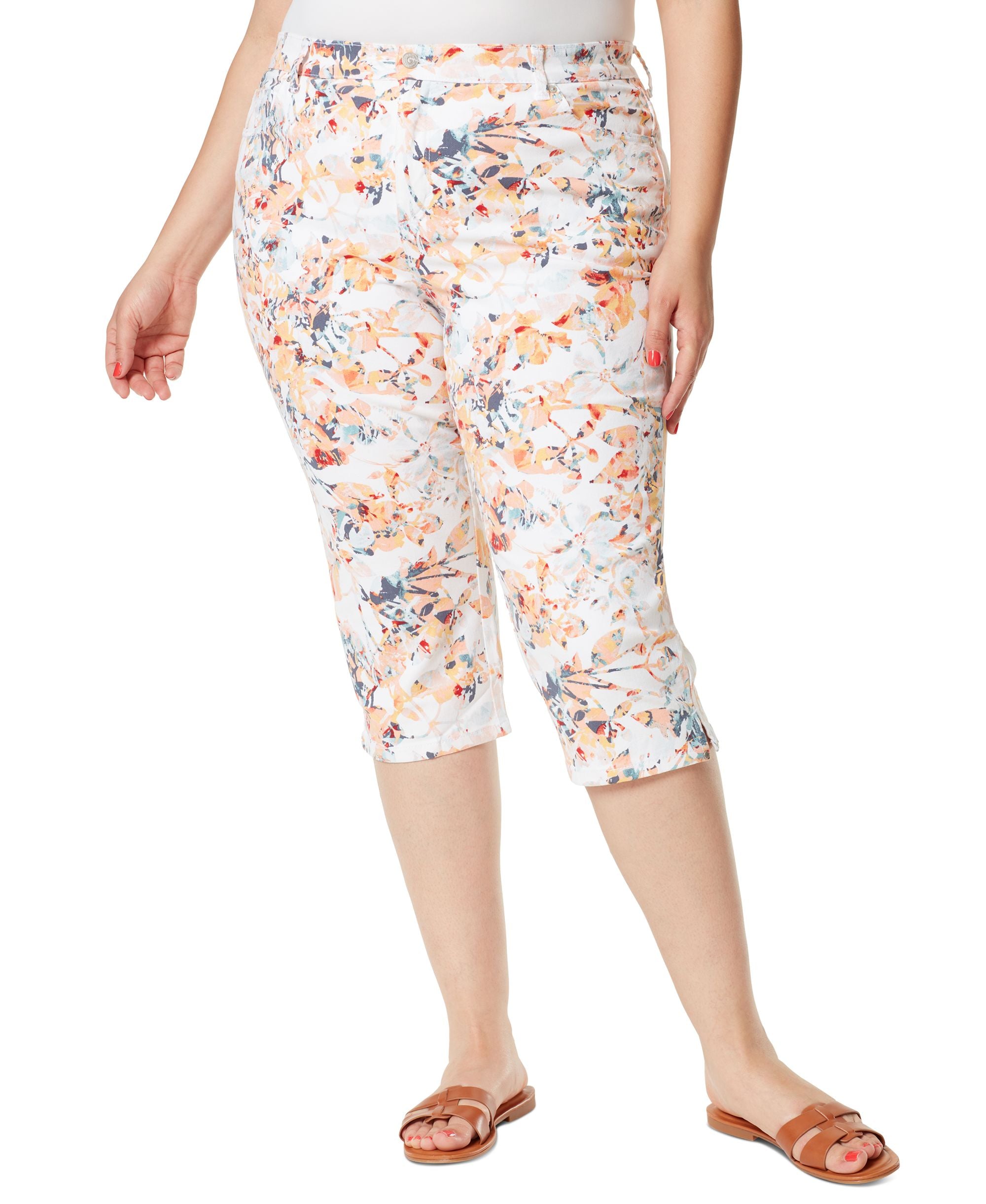 Plus Size Amanda Capri Pants