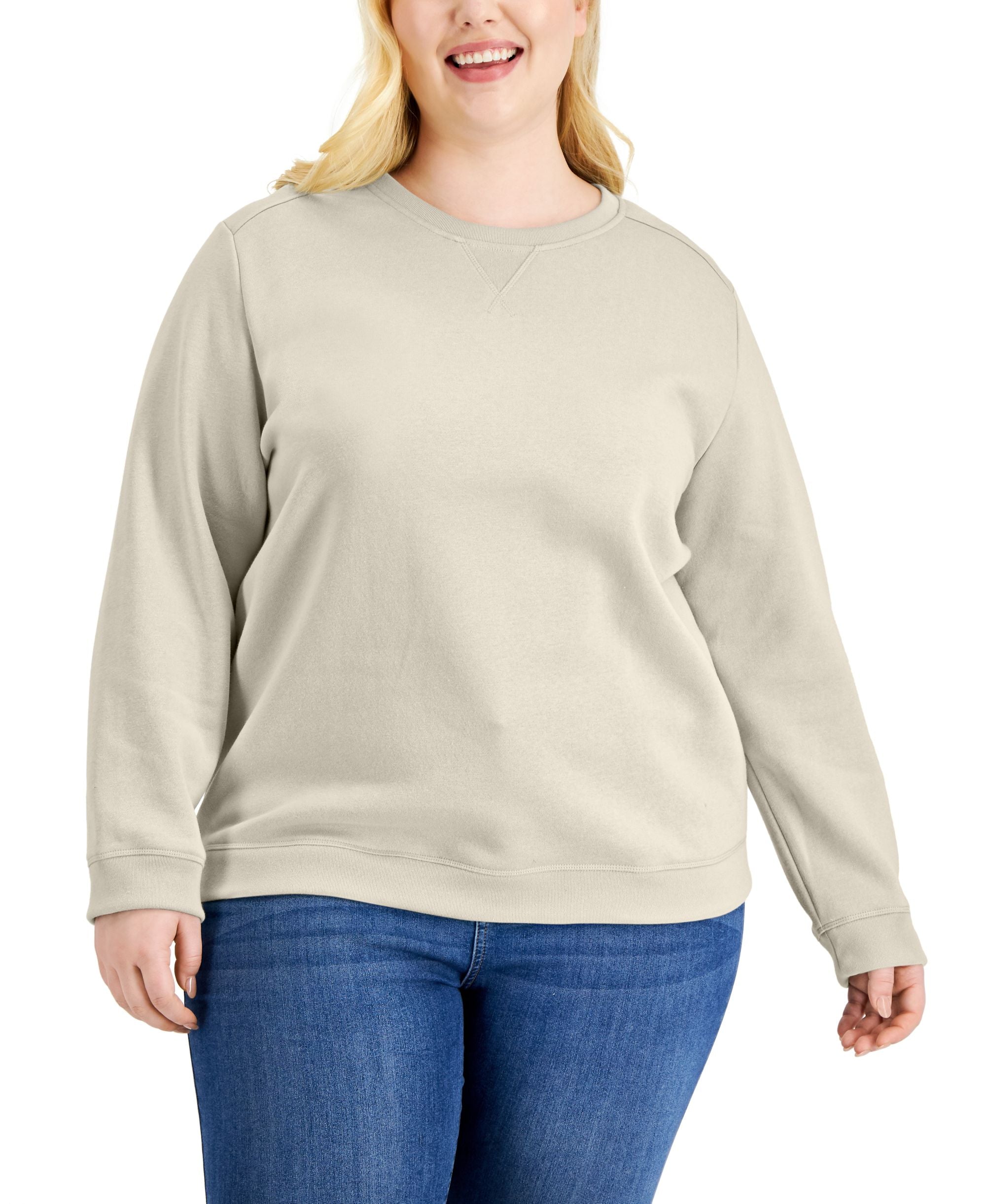 Plus Size Crewneck Sweatshirt