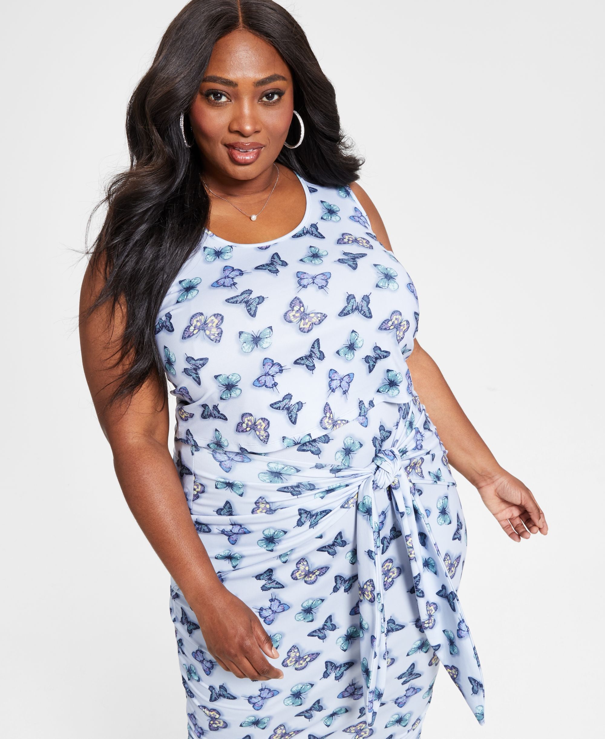 Nina Parker Trendy Plus Size Printed Tank