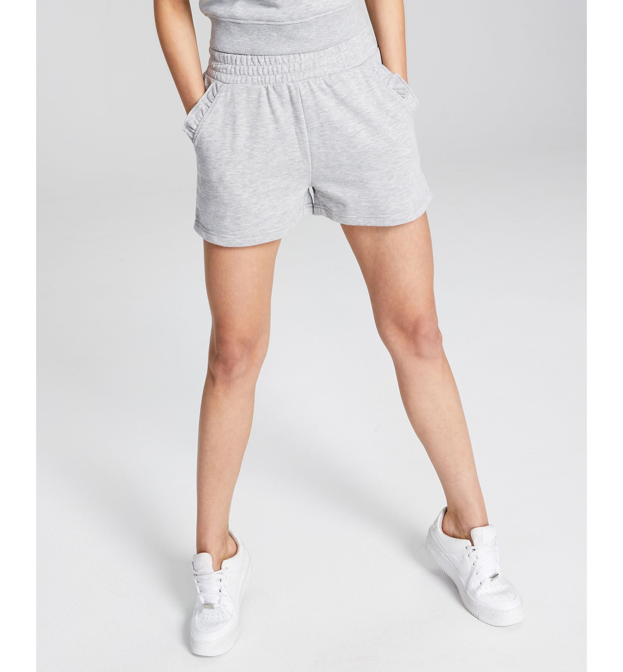 Now This Womens Ruffle Trimmed Shorts