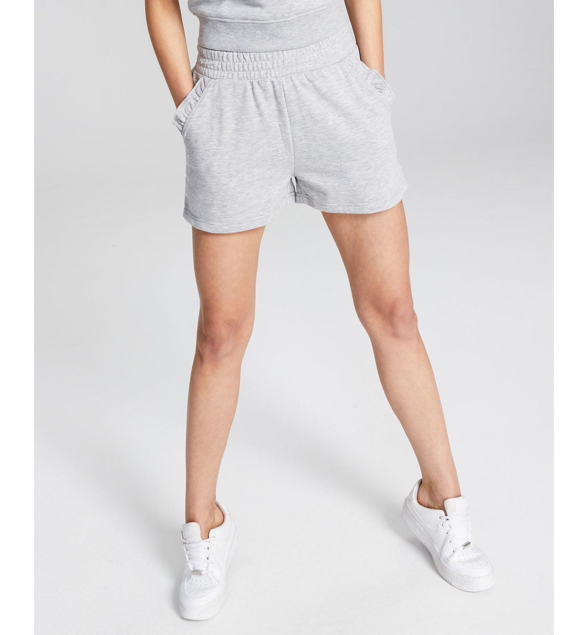 Now This Womens Ruffle Trimmed Shorts