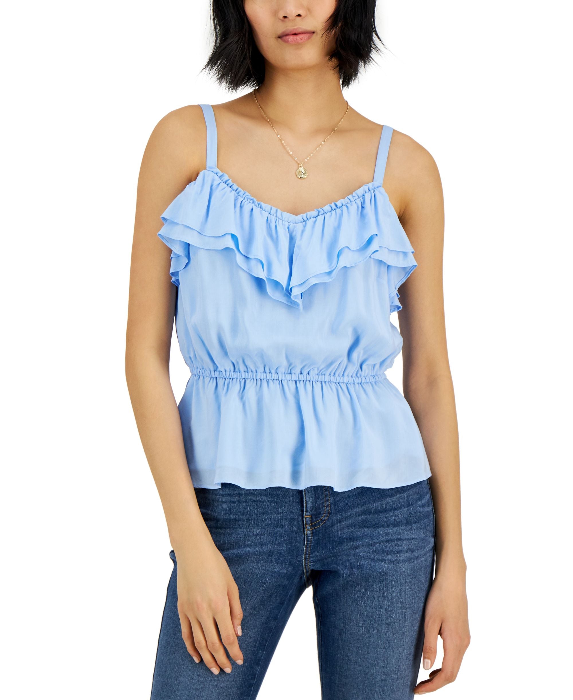 INC International Concepts Womens Ruffle Camisole