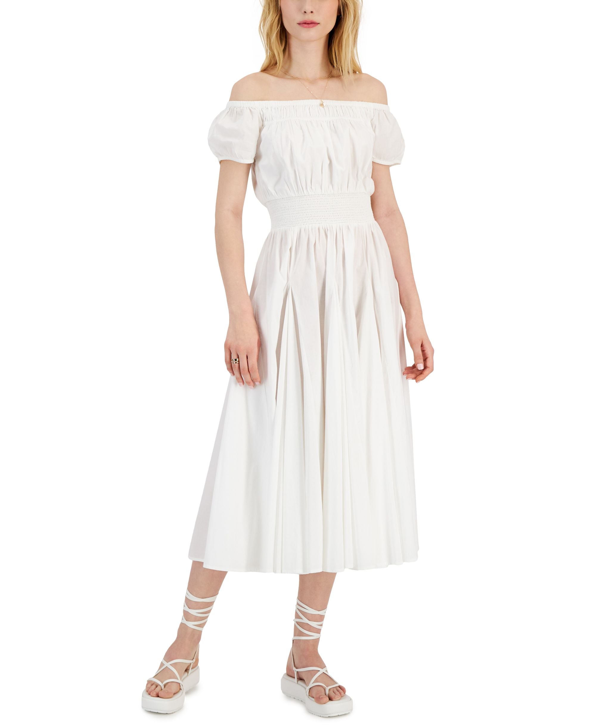 INC International Concepts Off The Shoulder Dress