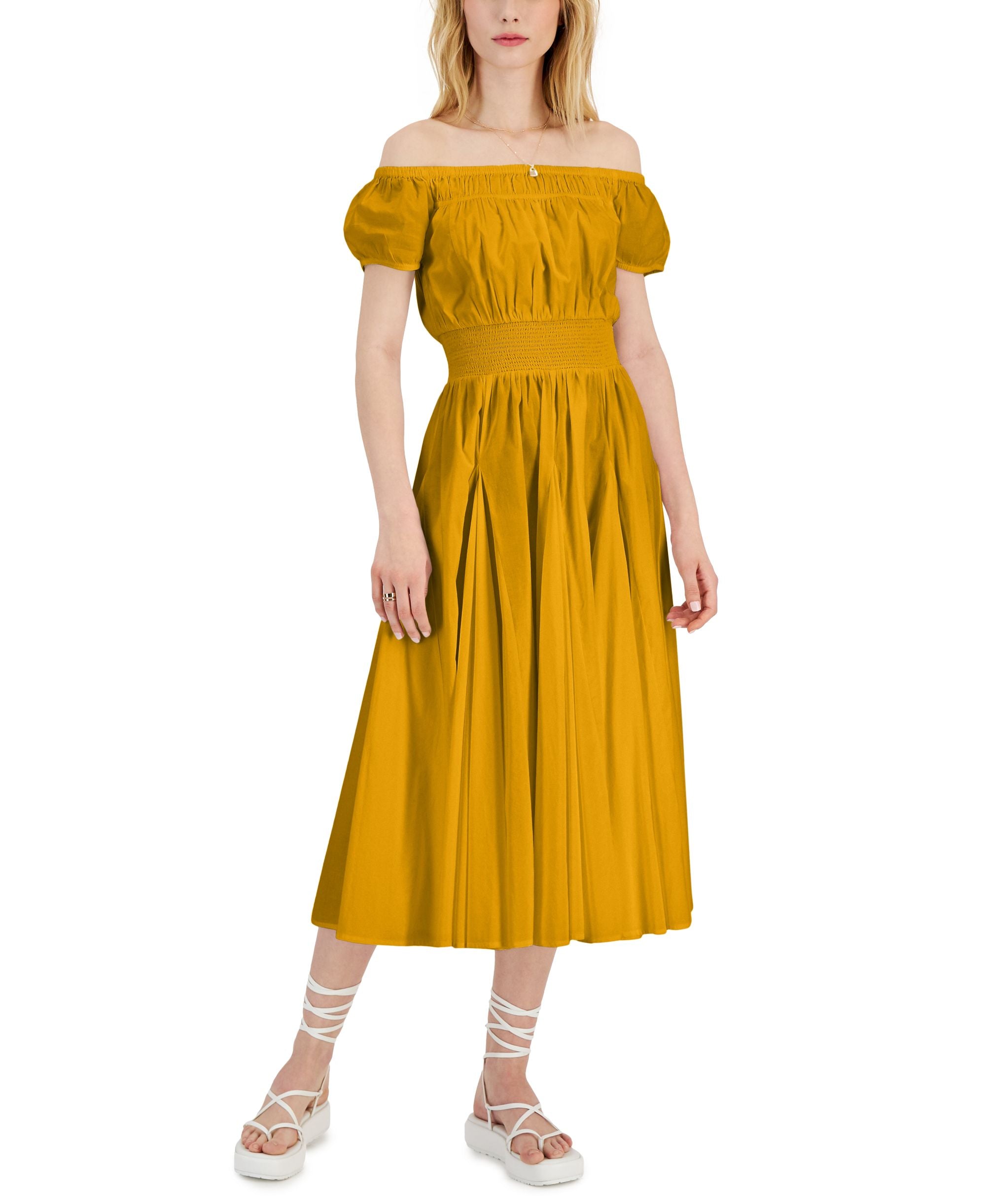 INC International Concepts Off The Shoulder Dress