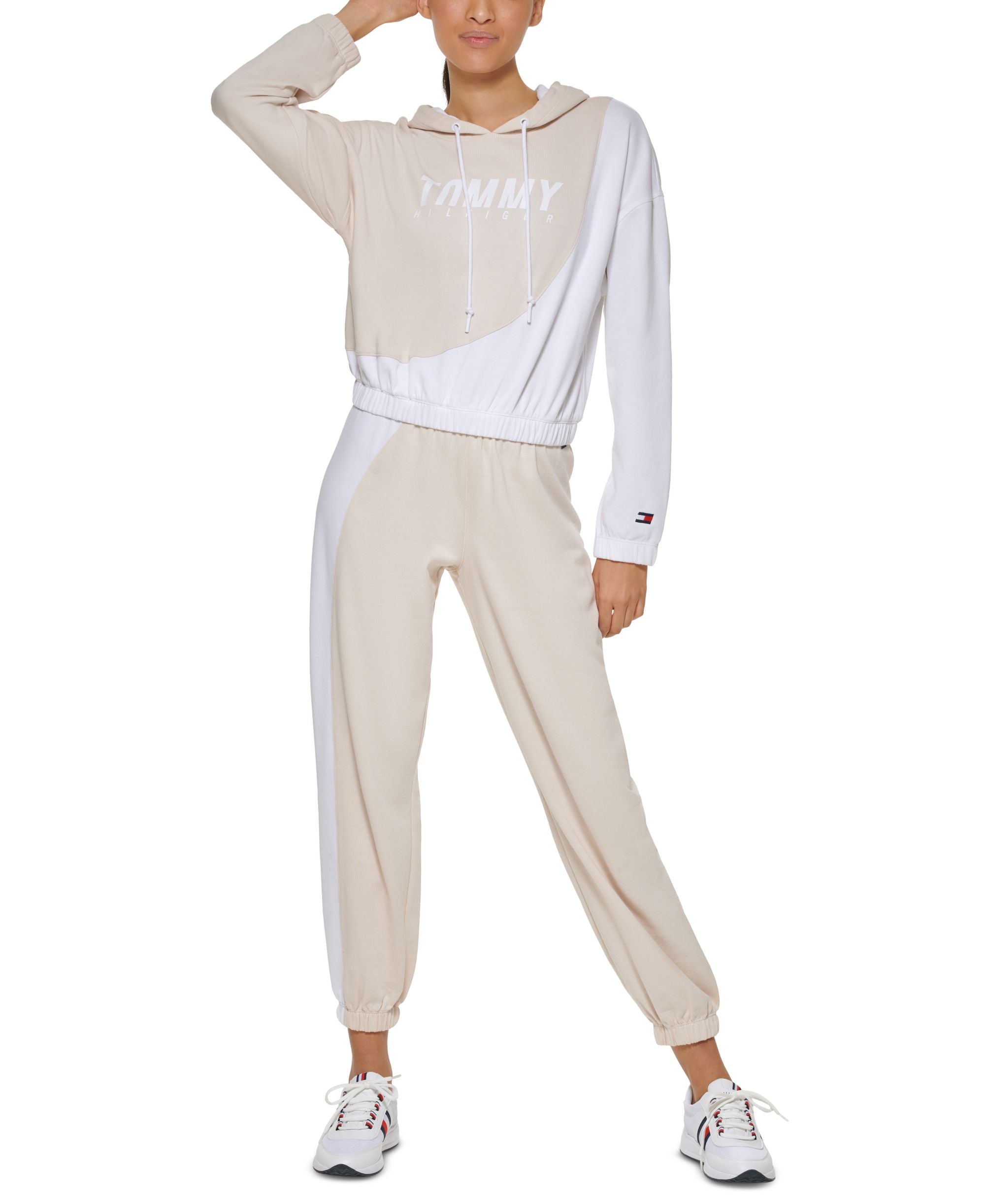 Tommy Hilfiger Sport Womens Colorblocked Hoodie