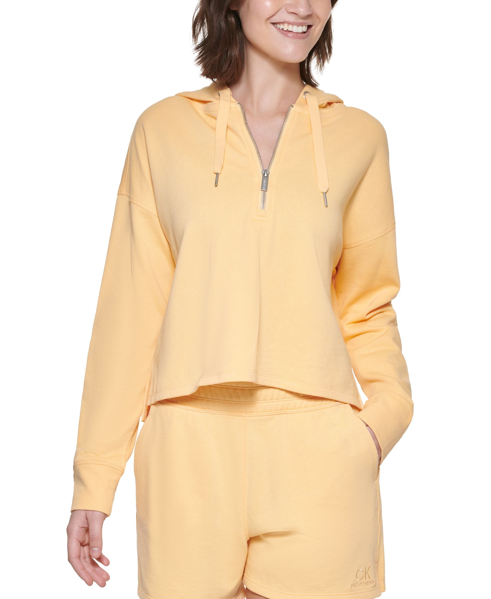 Calvin Klein Performance Womens Half Zip Hoodie