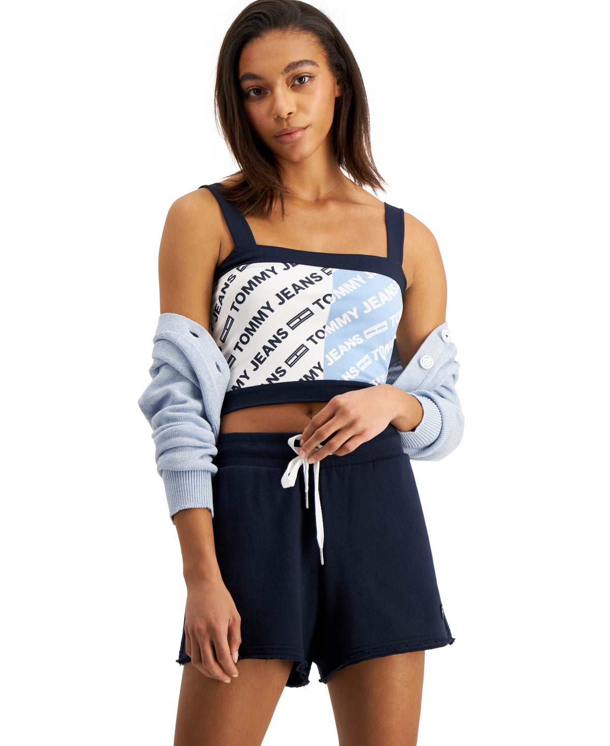 Tommy Jeans Skeleton Logo Bra Top
