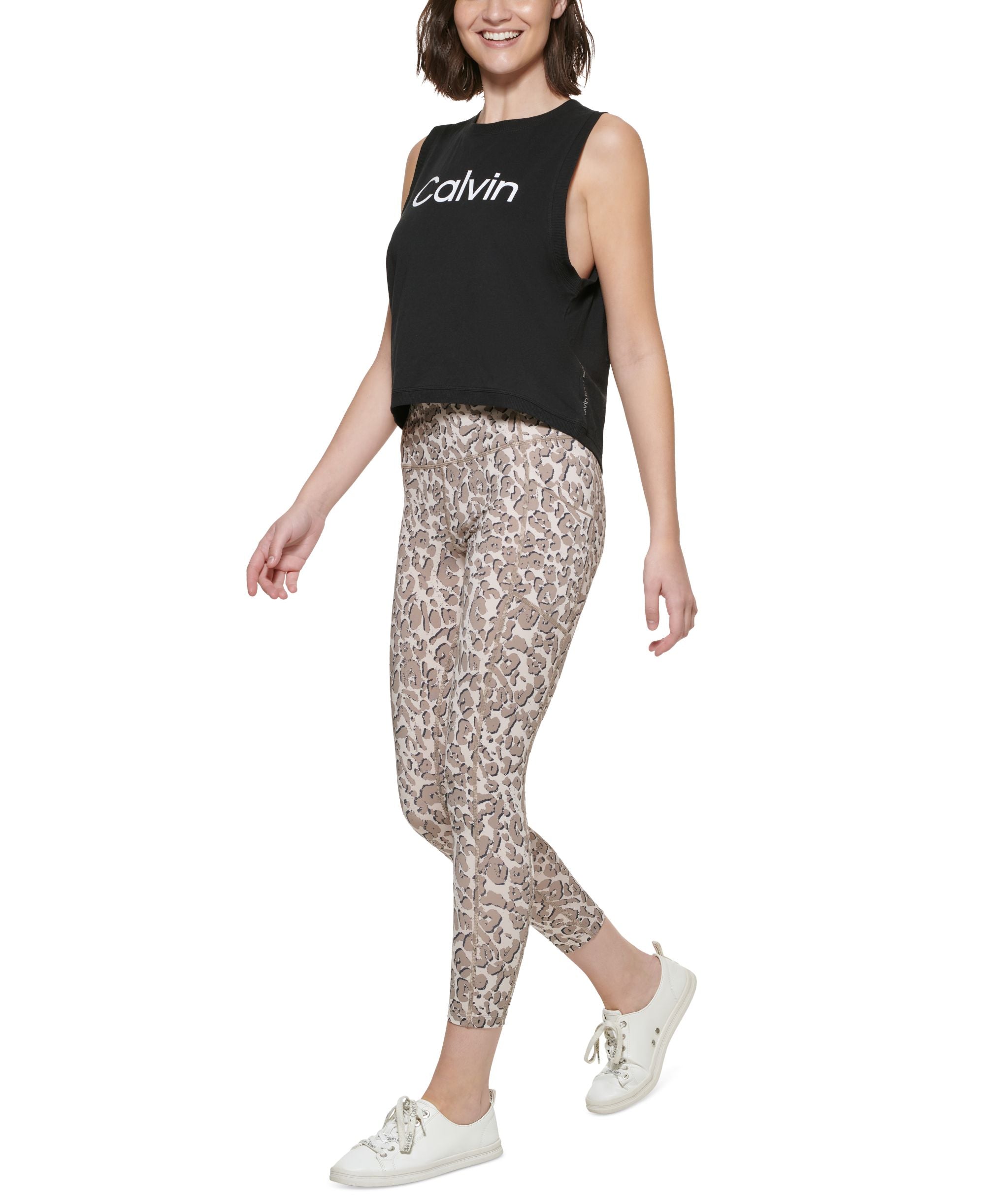 Calvin Klein Performance Printed High Rise 7/8 Leggings