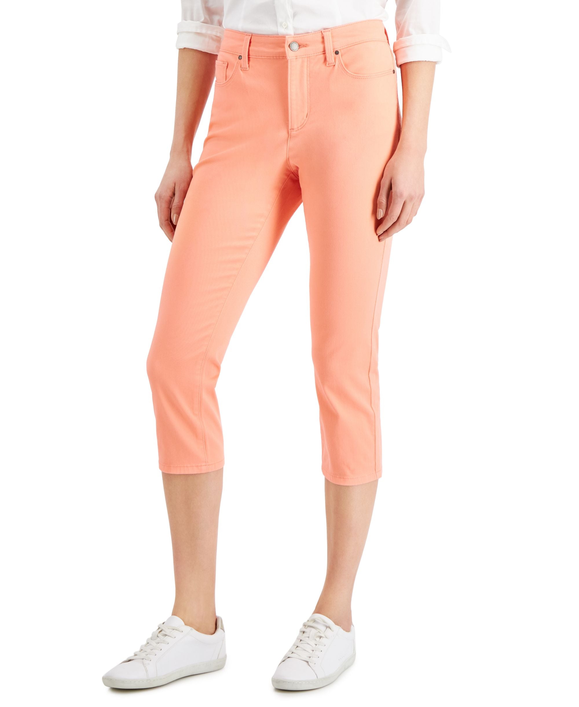 Charter Club Petite Tummy Control Bristol Capri Jeans