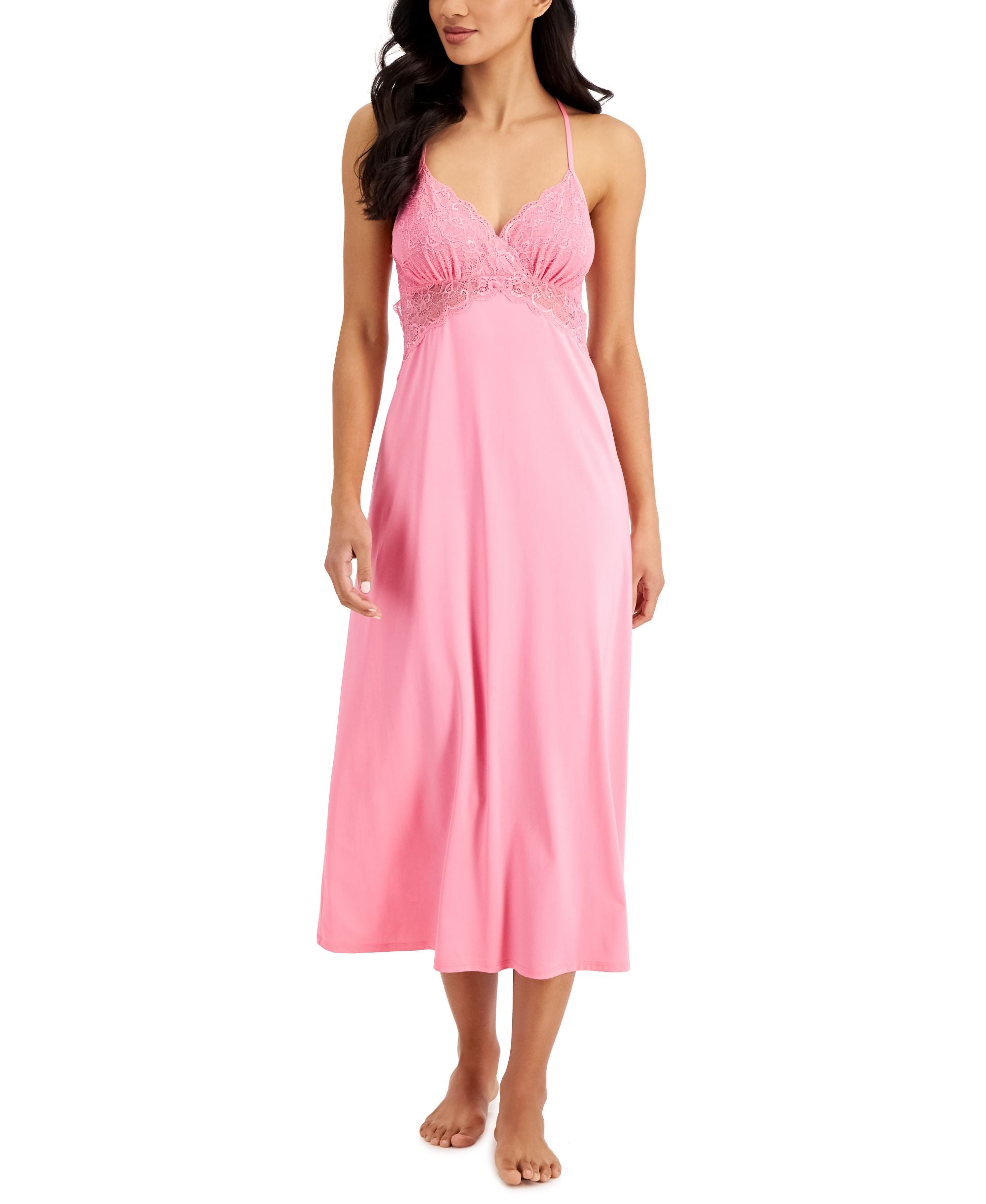 INC International Concepts Lace Long Nightgown