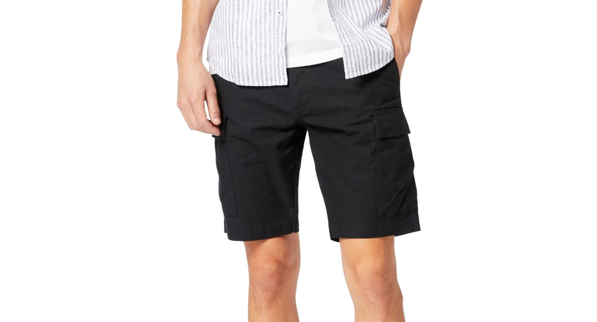 Men's Big & Tall Straight-Fit Smart 360 Tech Stretch 9" Cargo Shorts