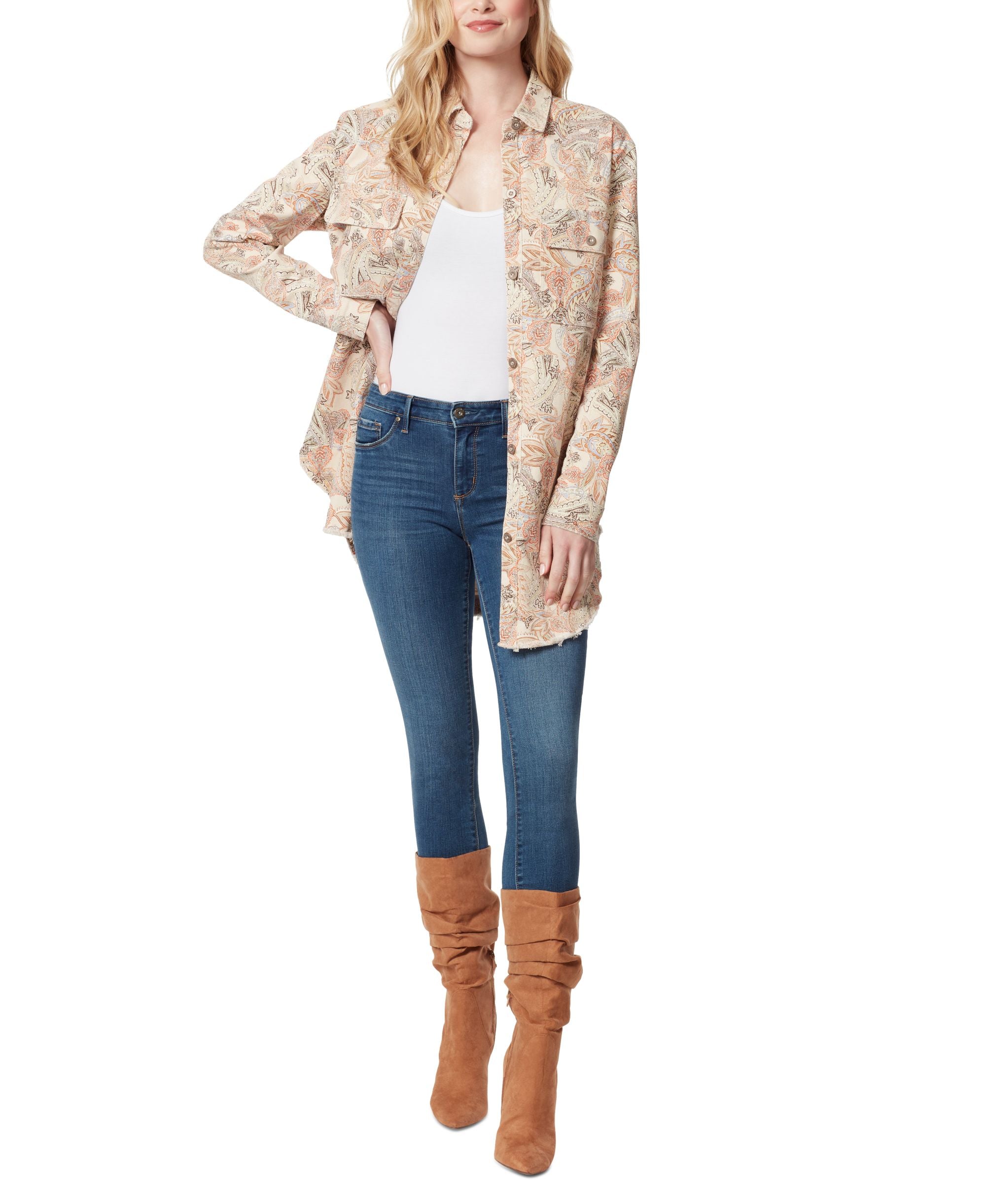 Jessica Simpson Tenley Overshirt Jacket