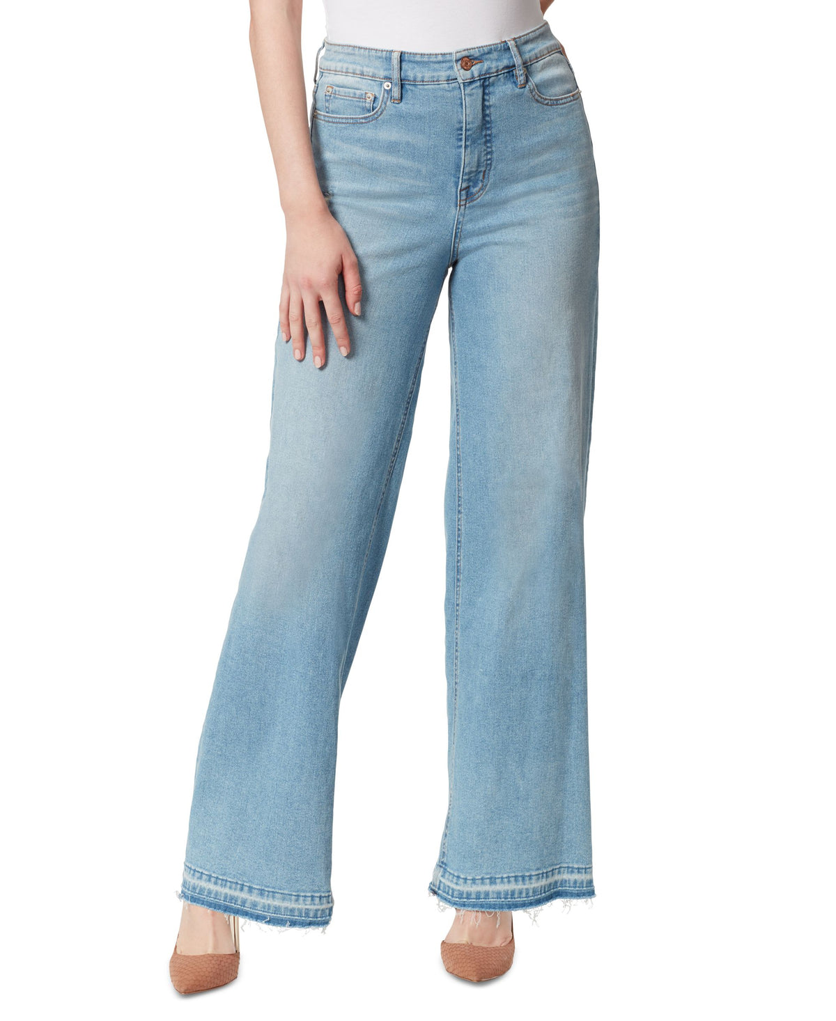 Jessica Simpson Tease High Rise Wide Leg Jeans