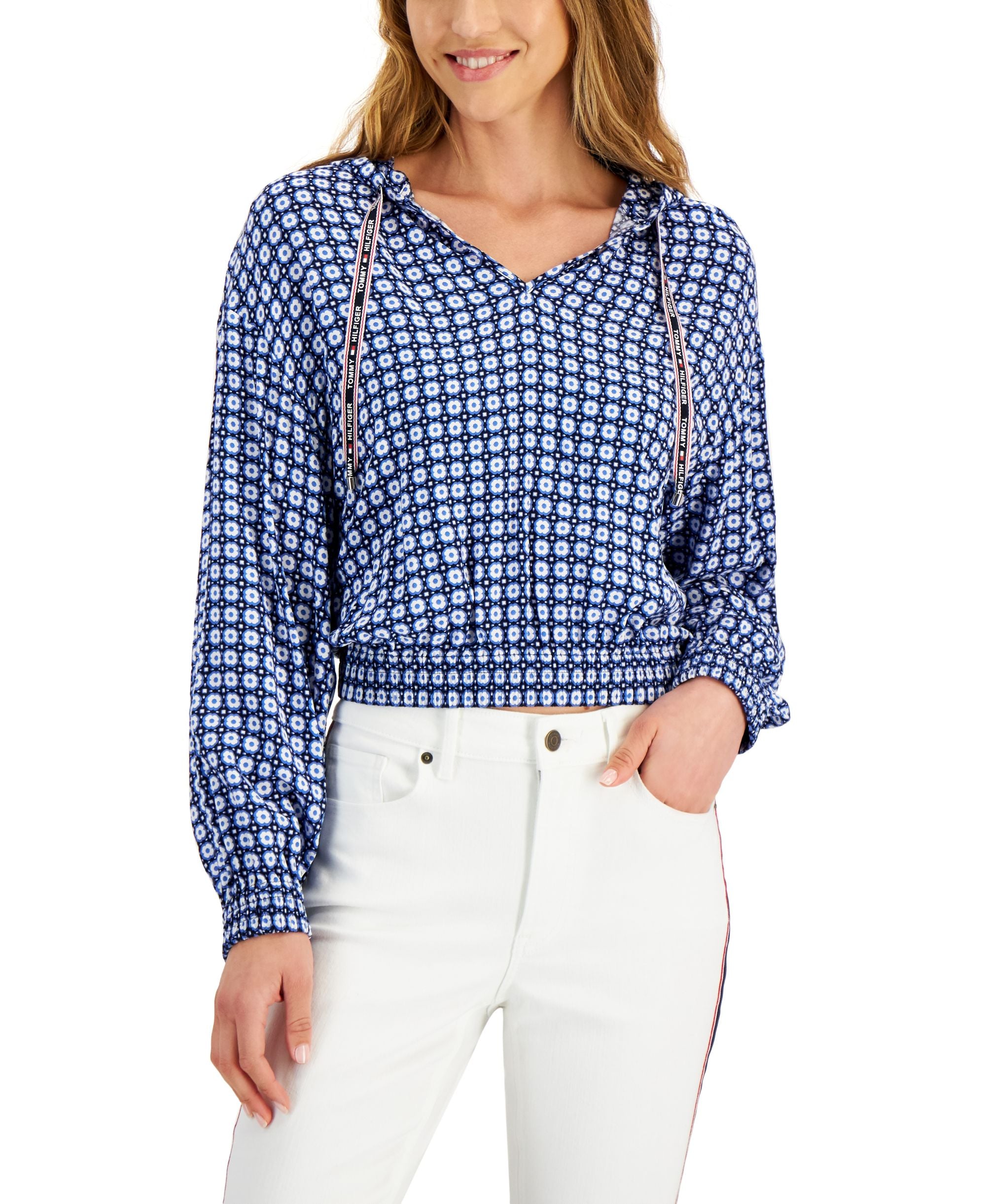 Tommy Hilfiger Womens Printed Hoodie