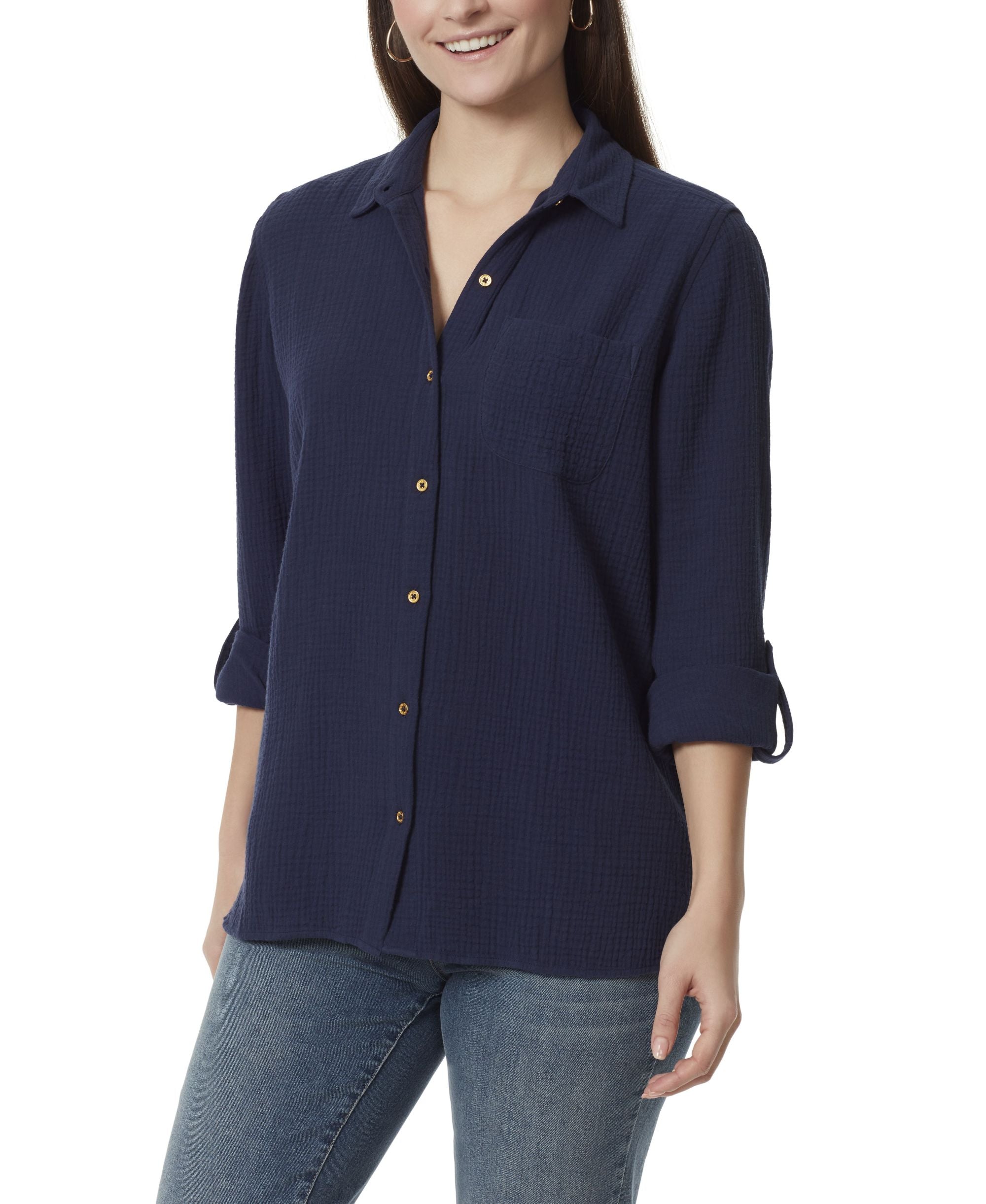 Womens Lucile Button Down Shirt