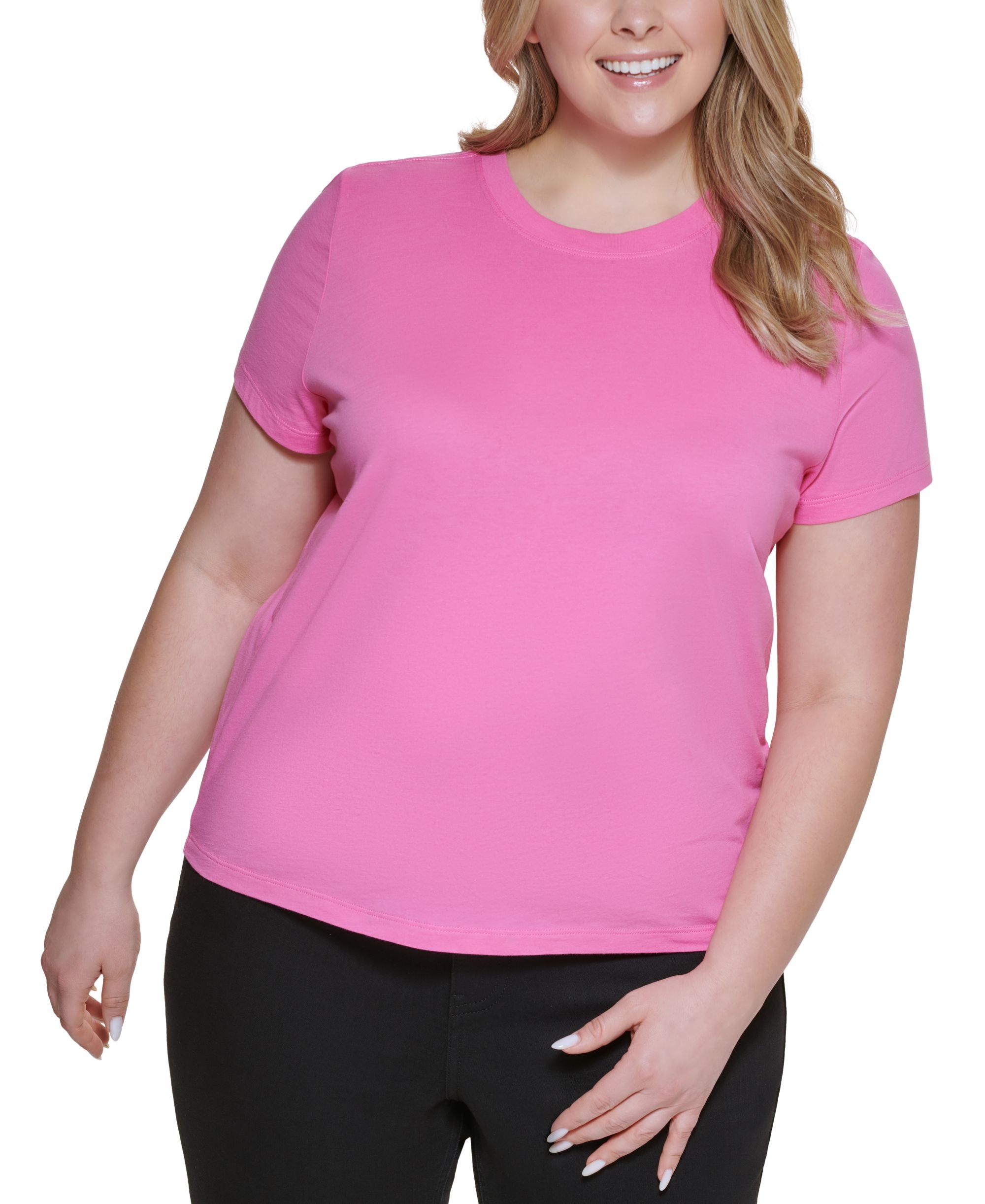 Calvin Klein Jeans Trendy Plus Size Boxy Fit T-Shirt