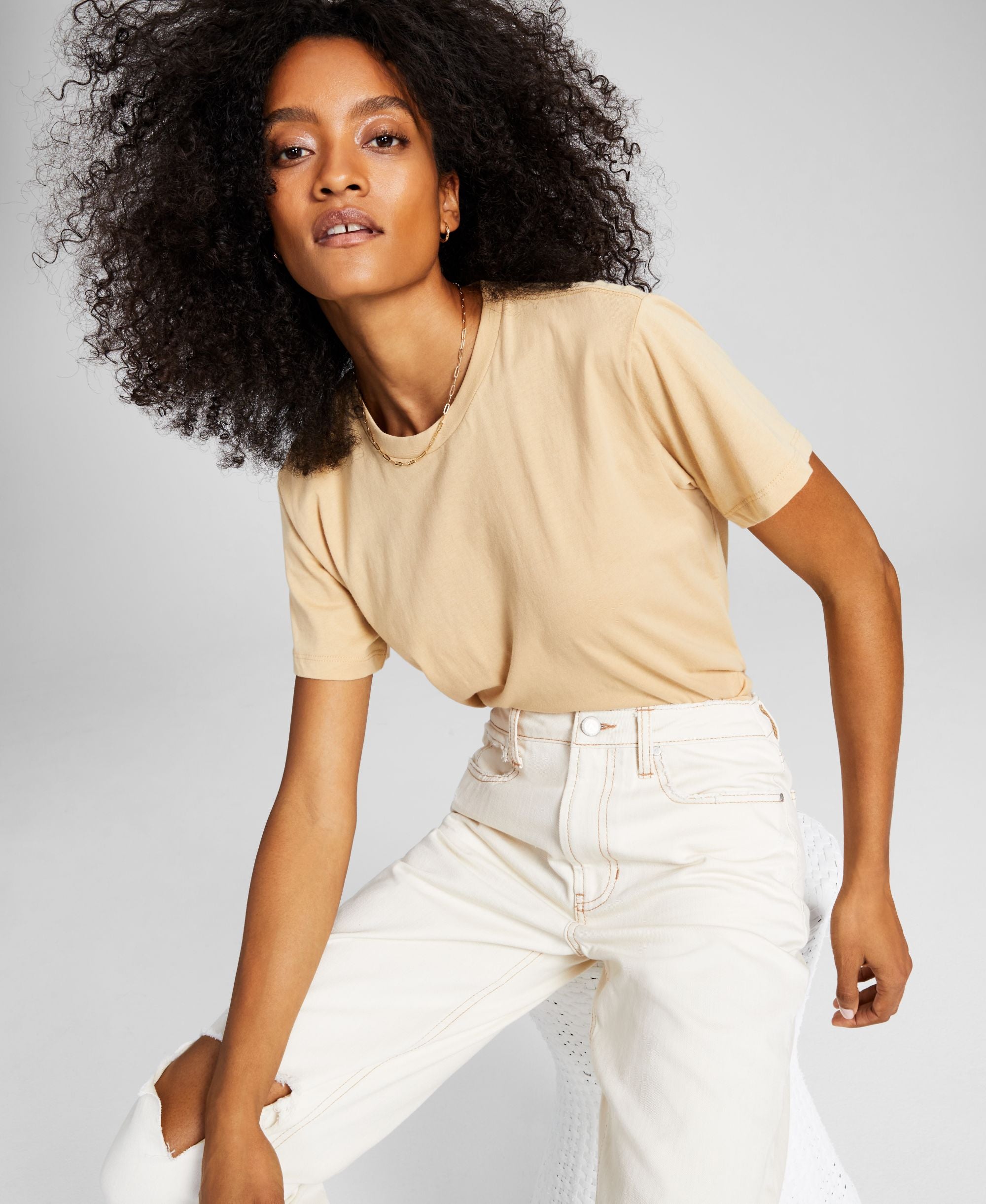 Now This Womens Cotton Boyfriend T-Shirt