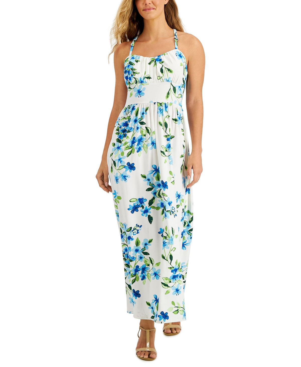 Jamie Layla Petite Floral Print Empire Maxi Dress