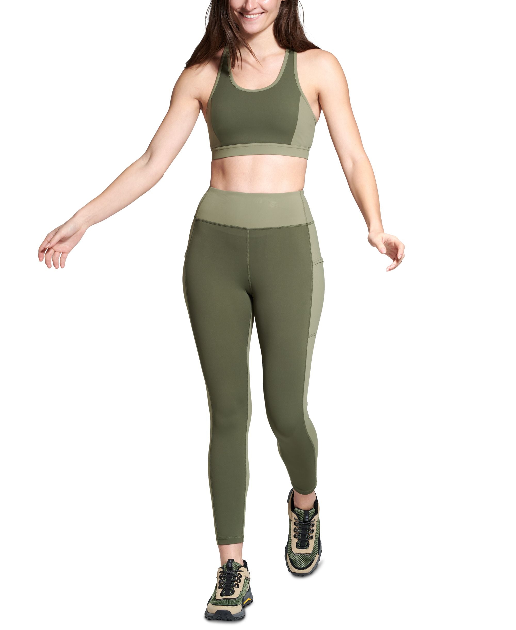 Bass Outdoor Womens Benton Po Back Pocket Sports Bra