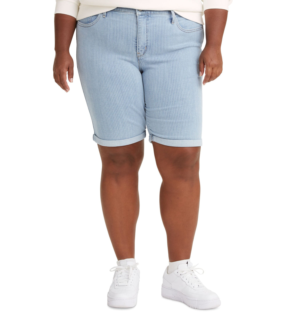 Levis Trendy Plus Size Classic Bermuda Shorts