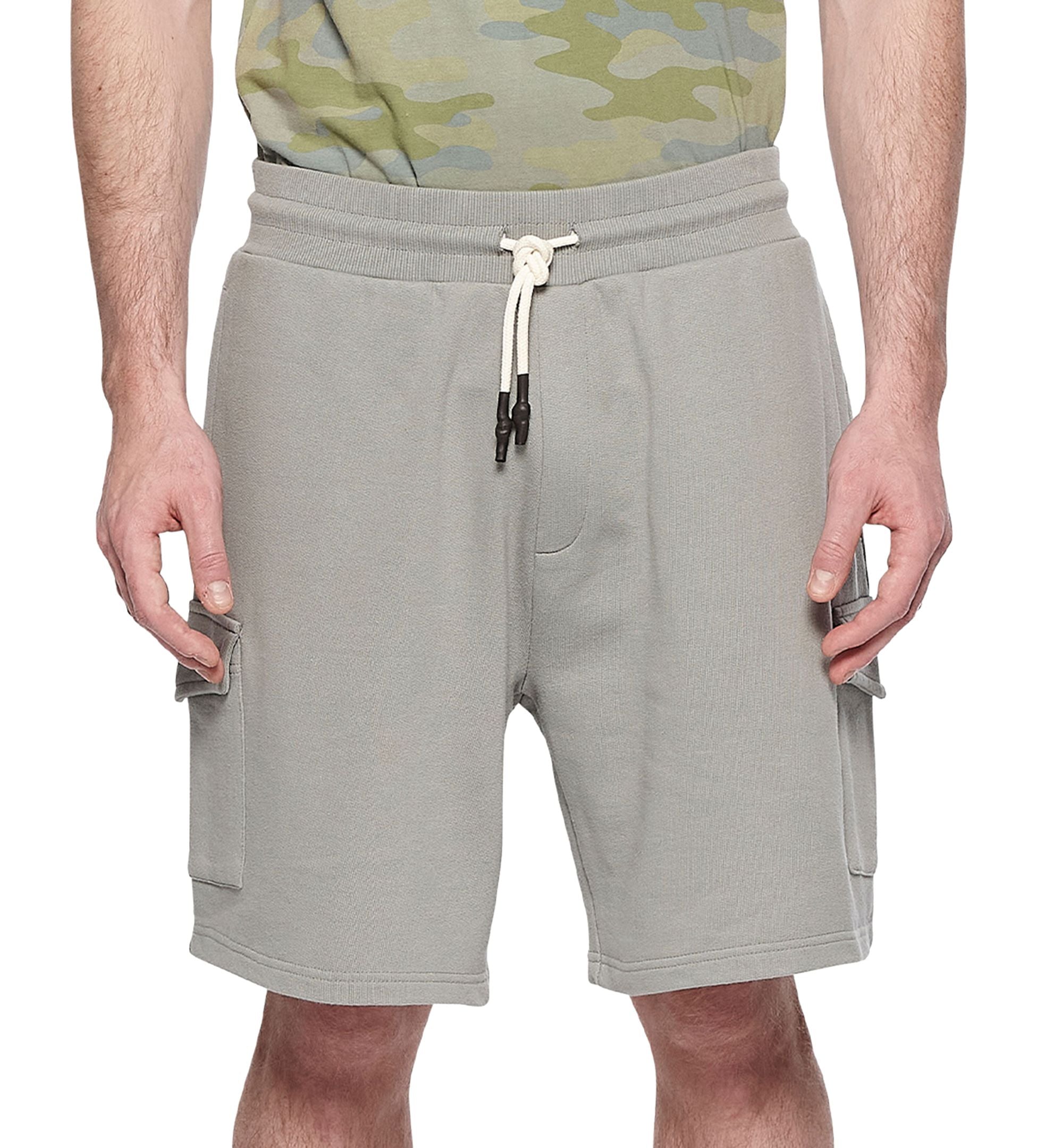 Eleven Paris Mens Drawstring Cargo Shorts