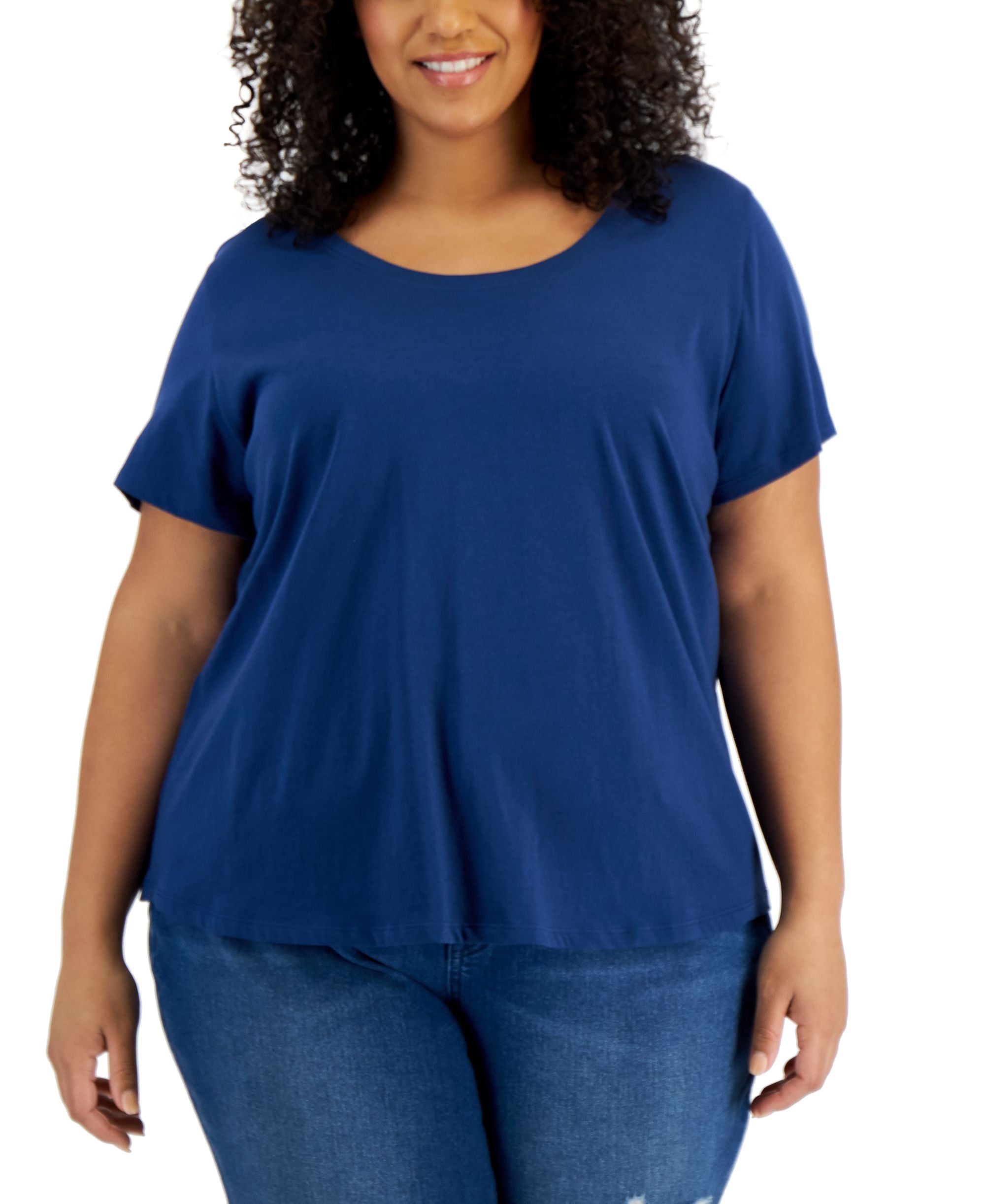 Style & Co Plus Size Cotton Tee
