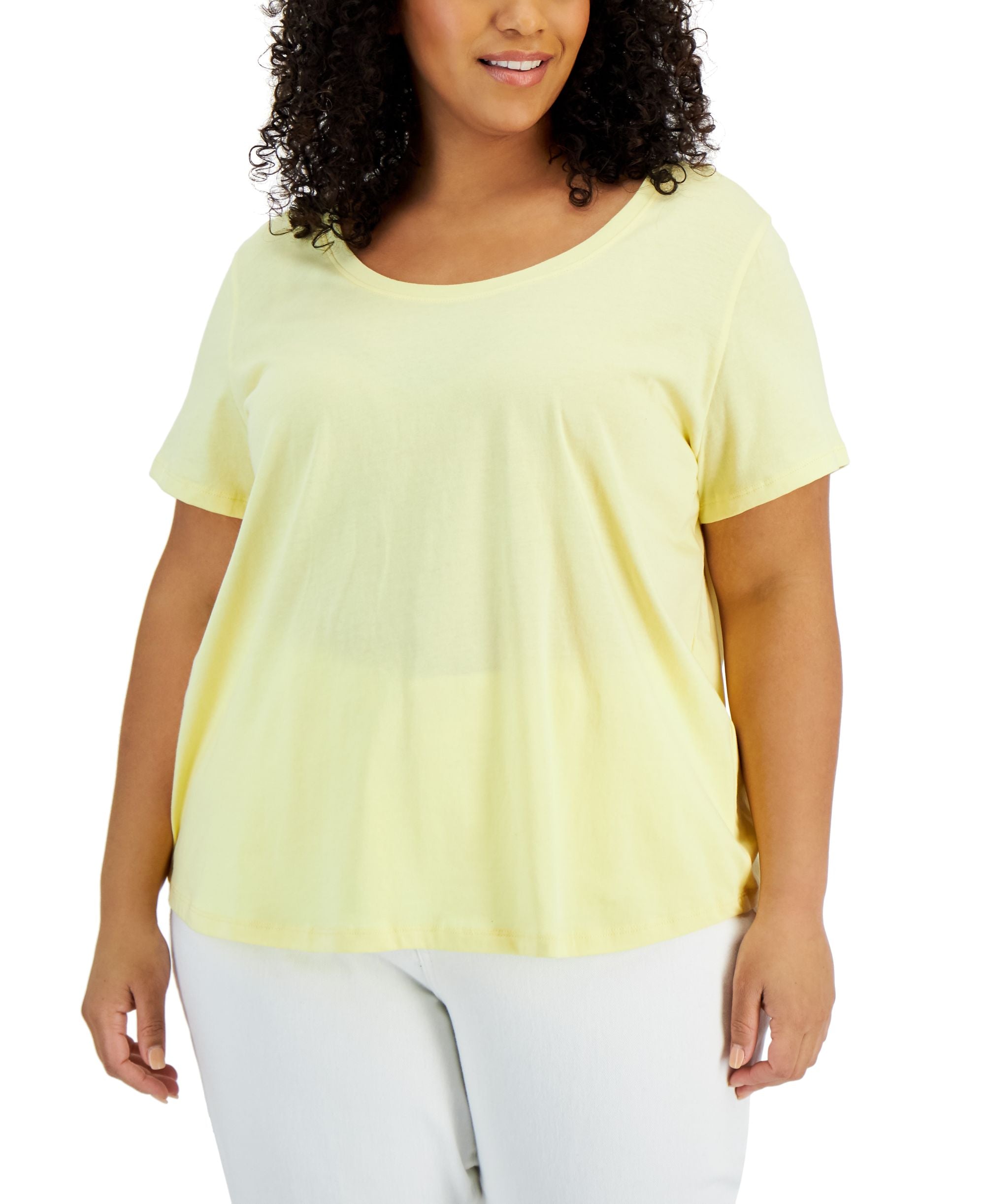 Style & Co Plus Size Cotton Tee