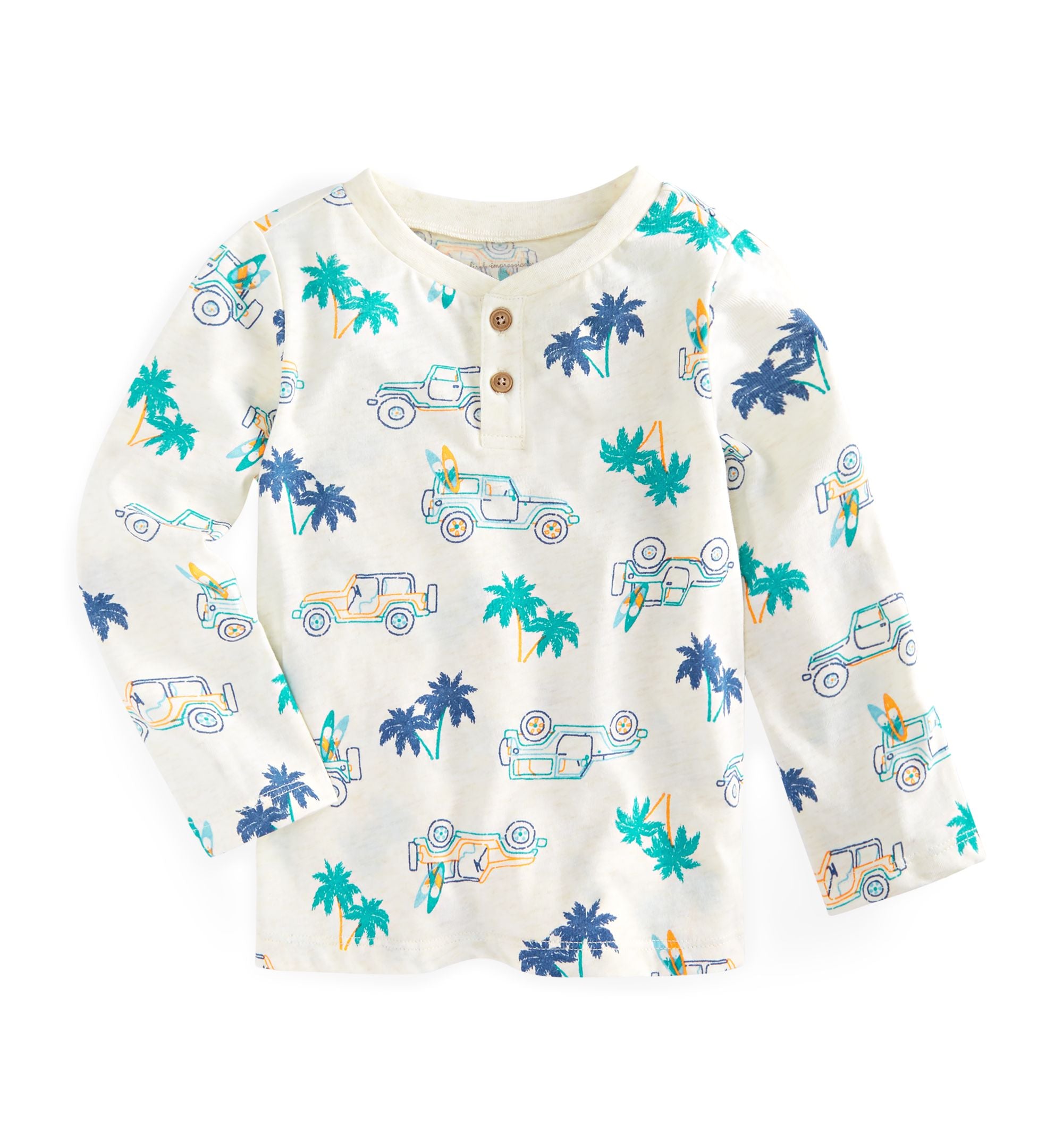 First Impressions Baby Boys Jeep Print Shirt