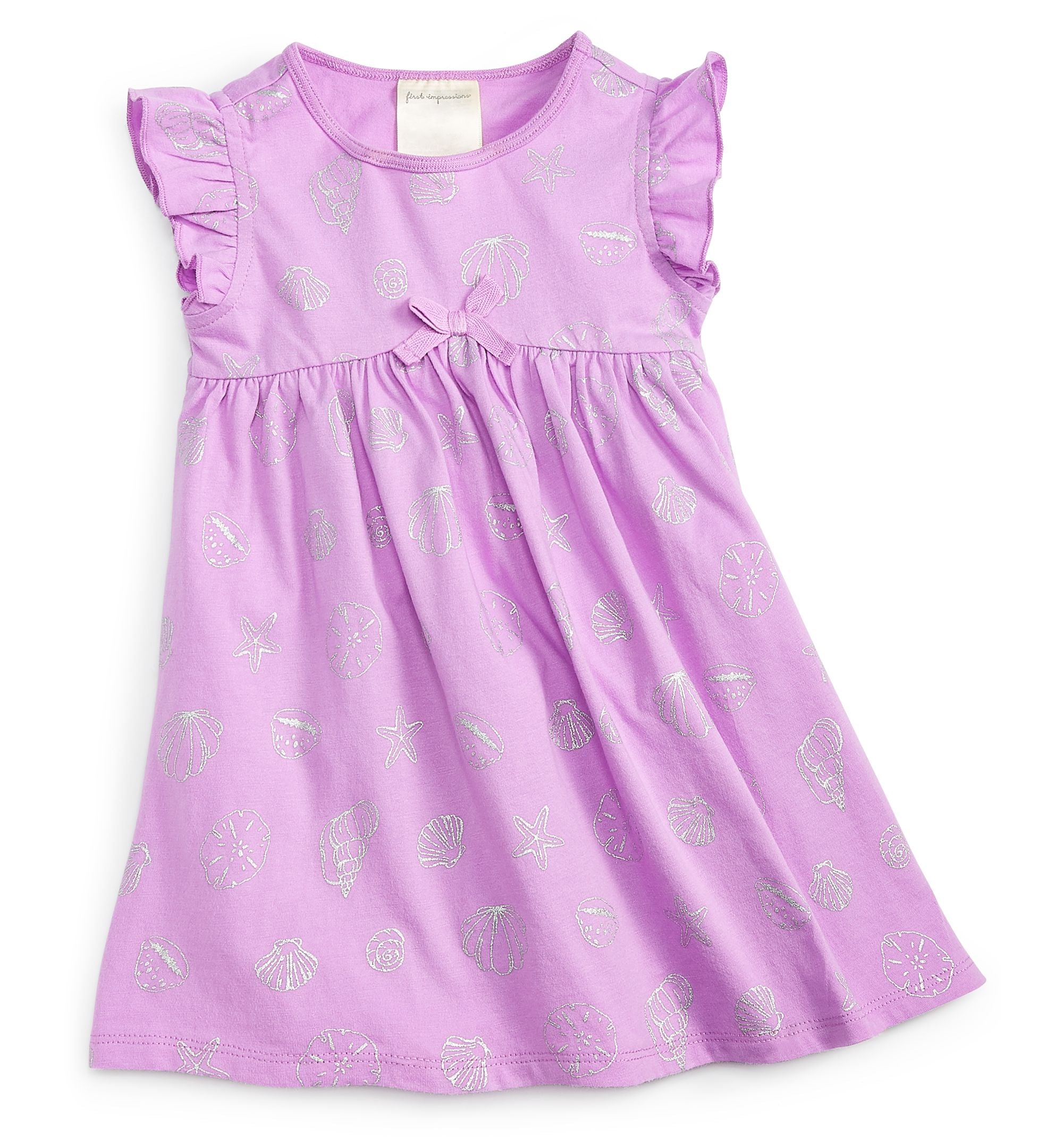 First Impressions Baby Girls Shell Print Dress