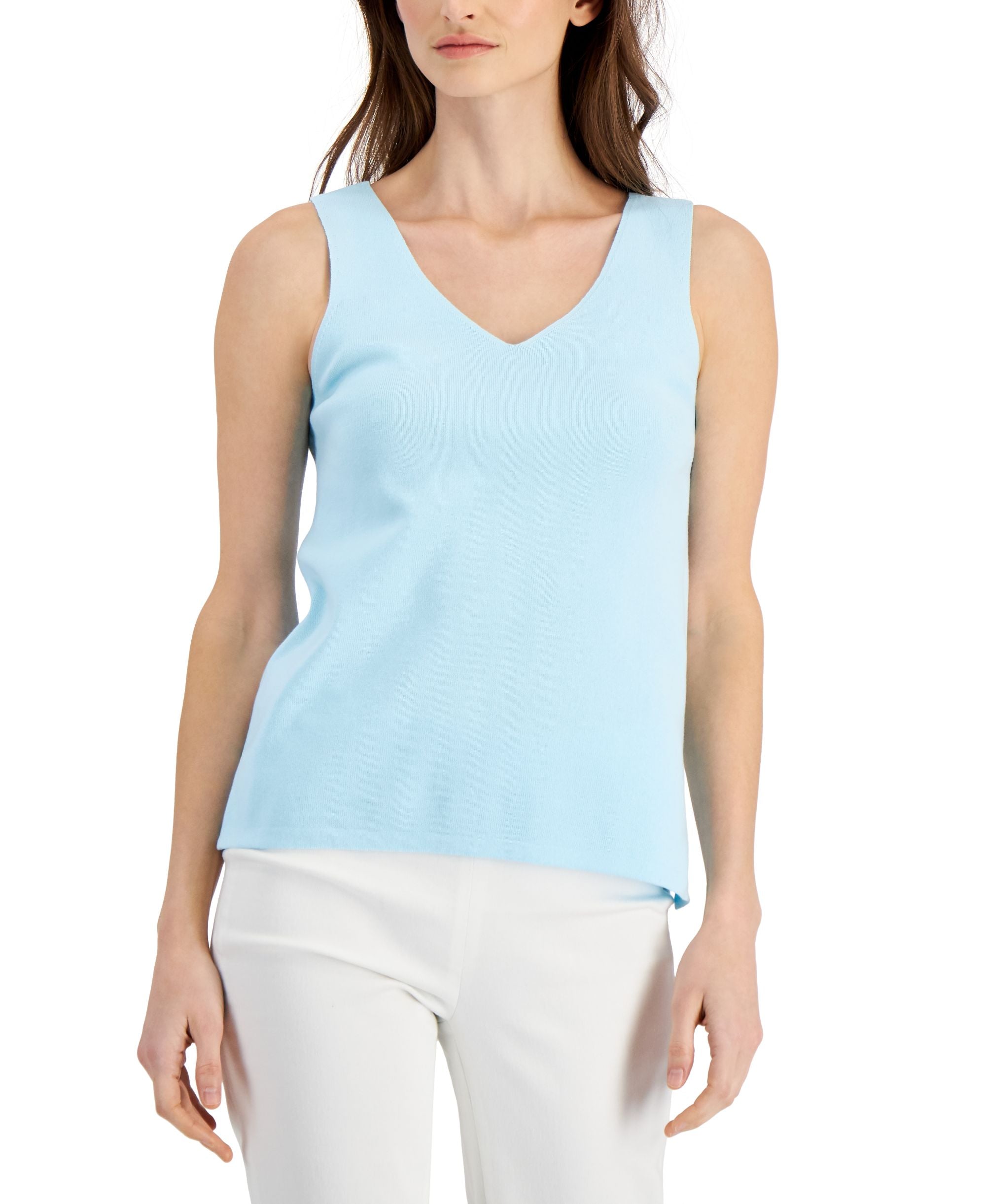 Anne Klein V Neck Tank Top