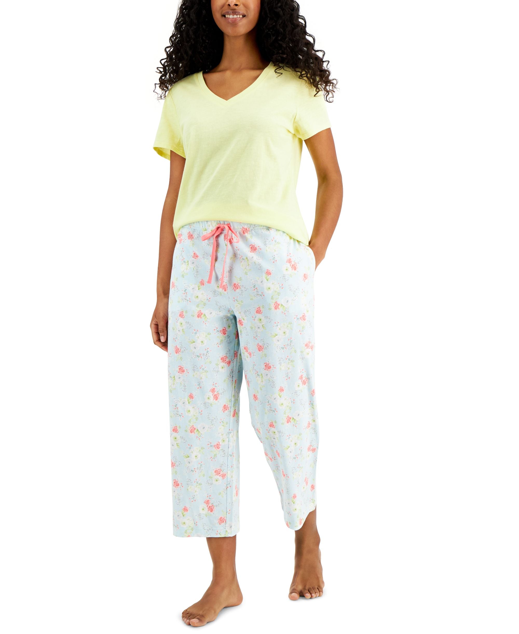 Charter Club Everyday Cotton V Neck Pajama T-Shirt