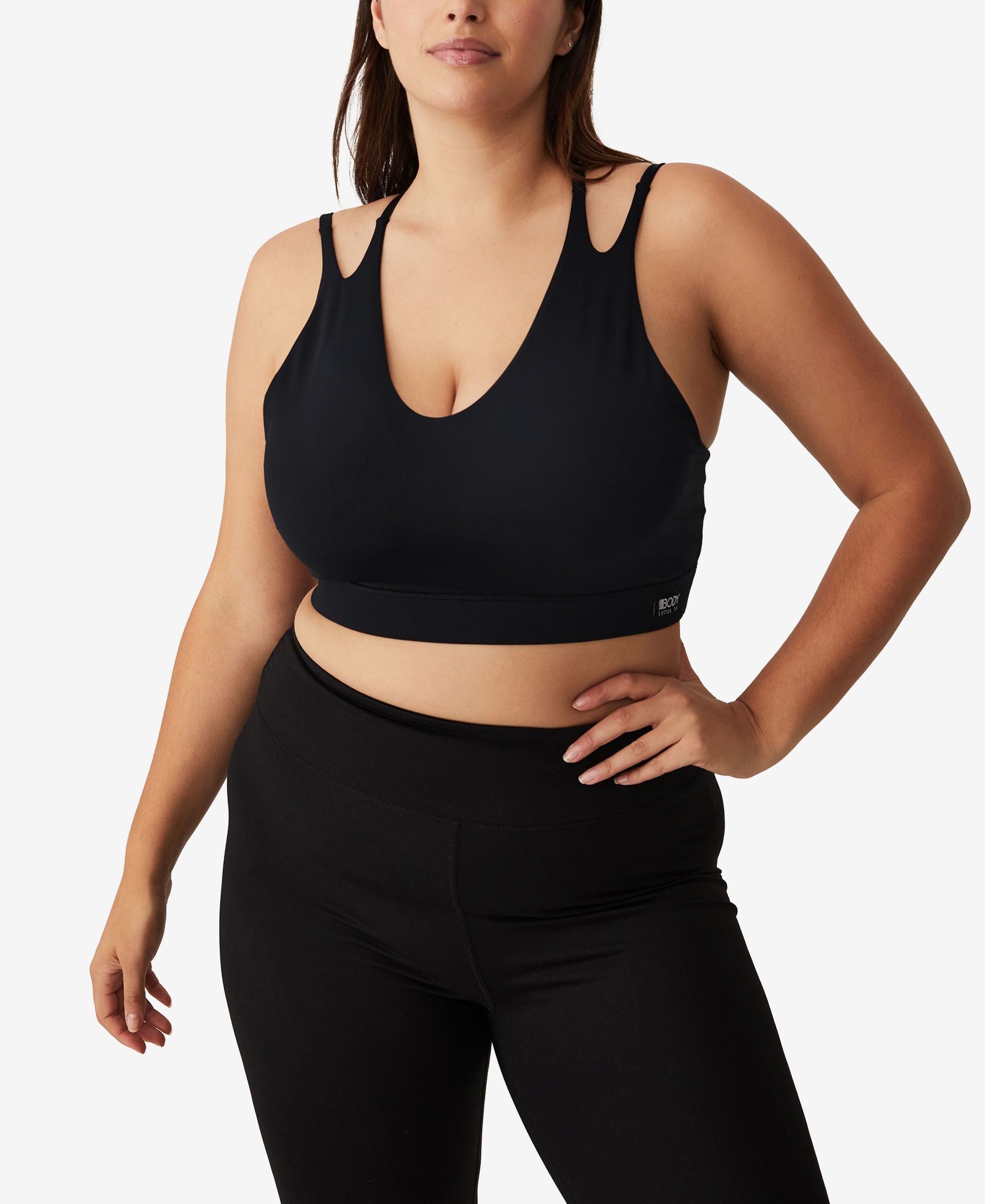 Trendy Plus Size Active Ultimate Workout Crop Top