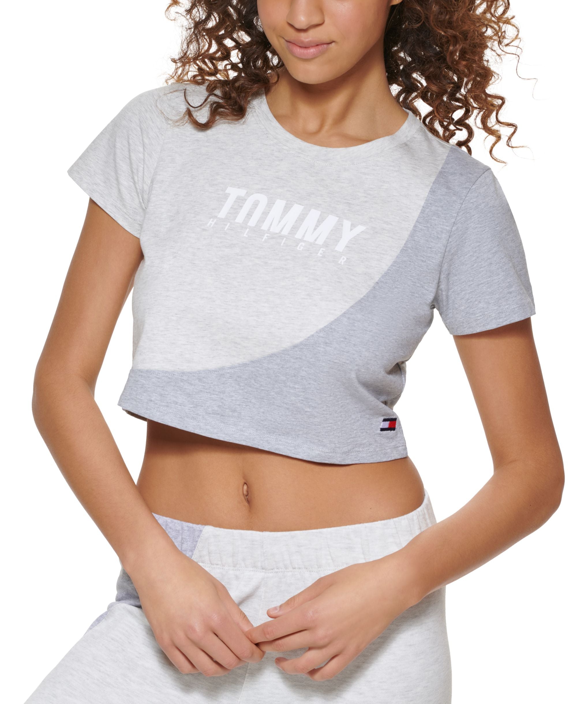 Tommy Hilfiger Sport Colorblocked Cropped T-Shirt
