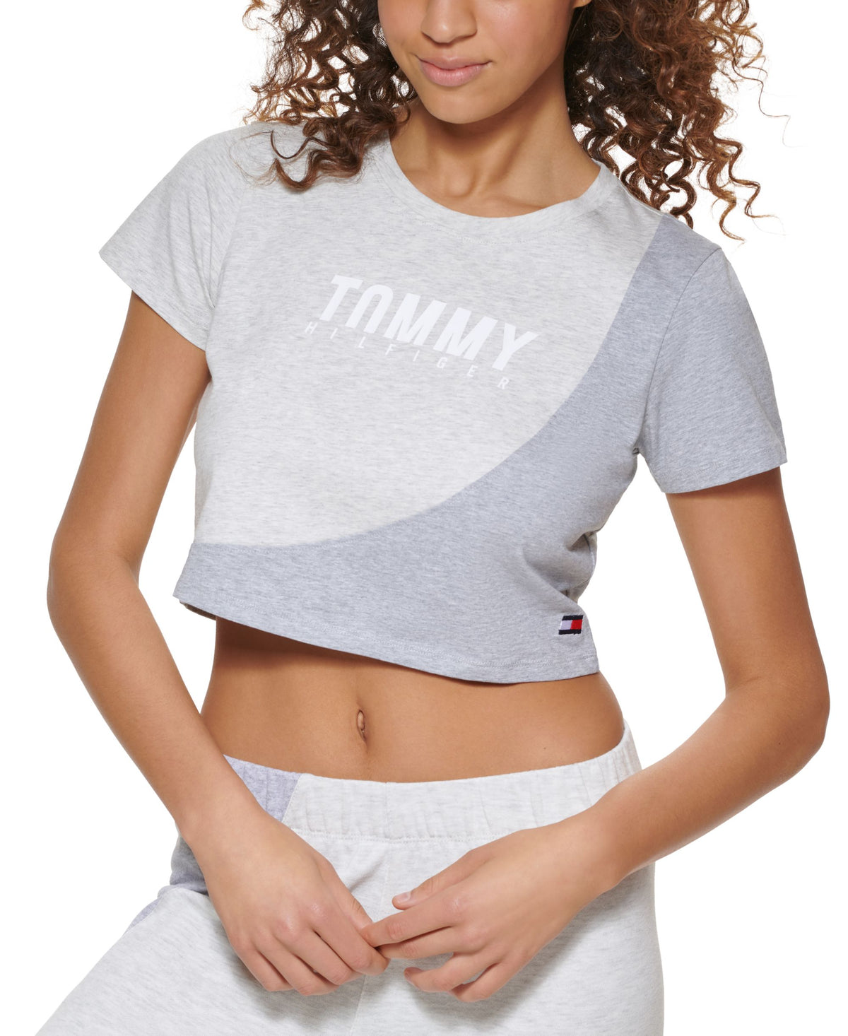 Tommy Hilfiger Sport Colorblocked Cropped T-Shirt
