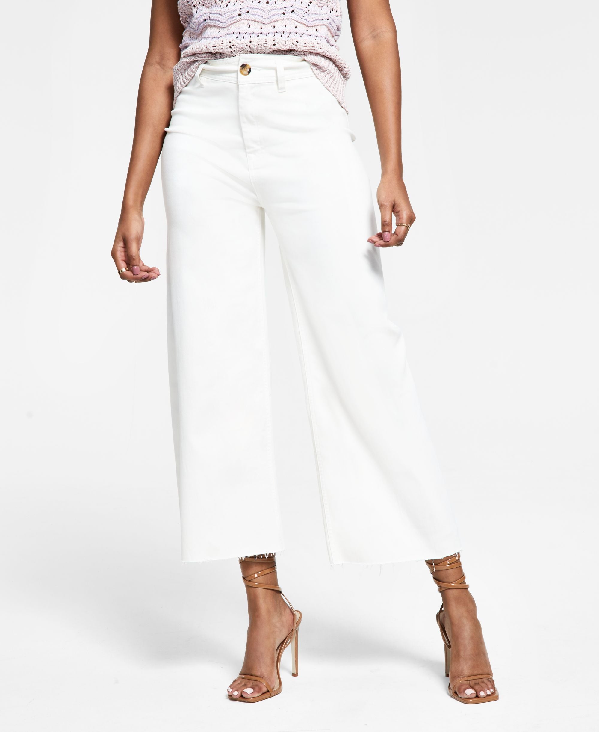 Black Tape High Rise Culotte Jeans