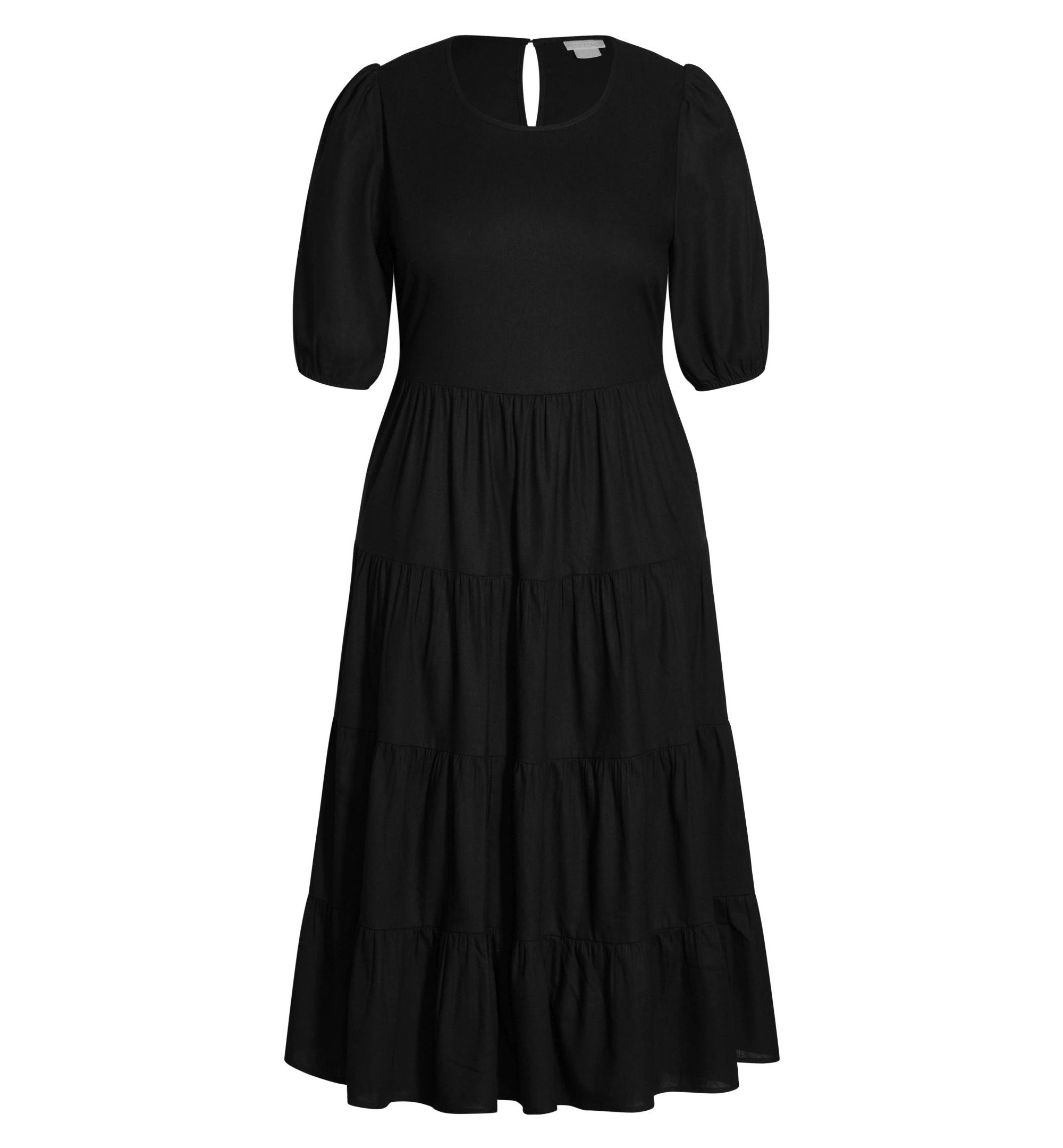 City Chic Trendy Plus Size Contempo Tier Dress