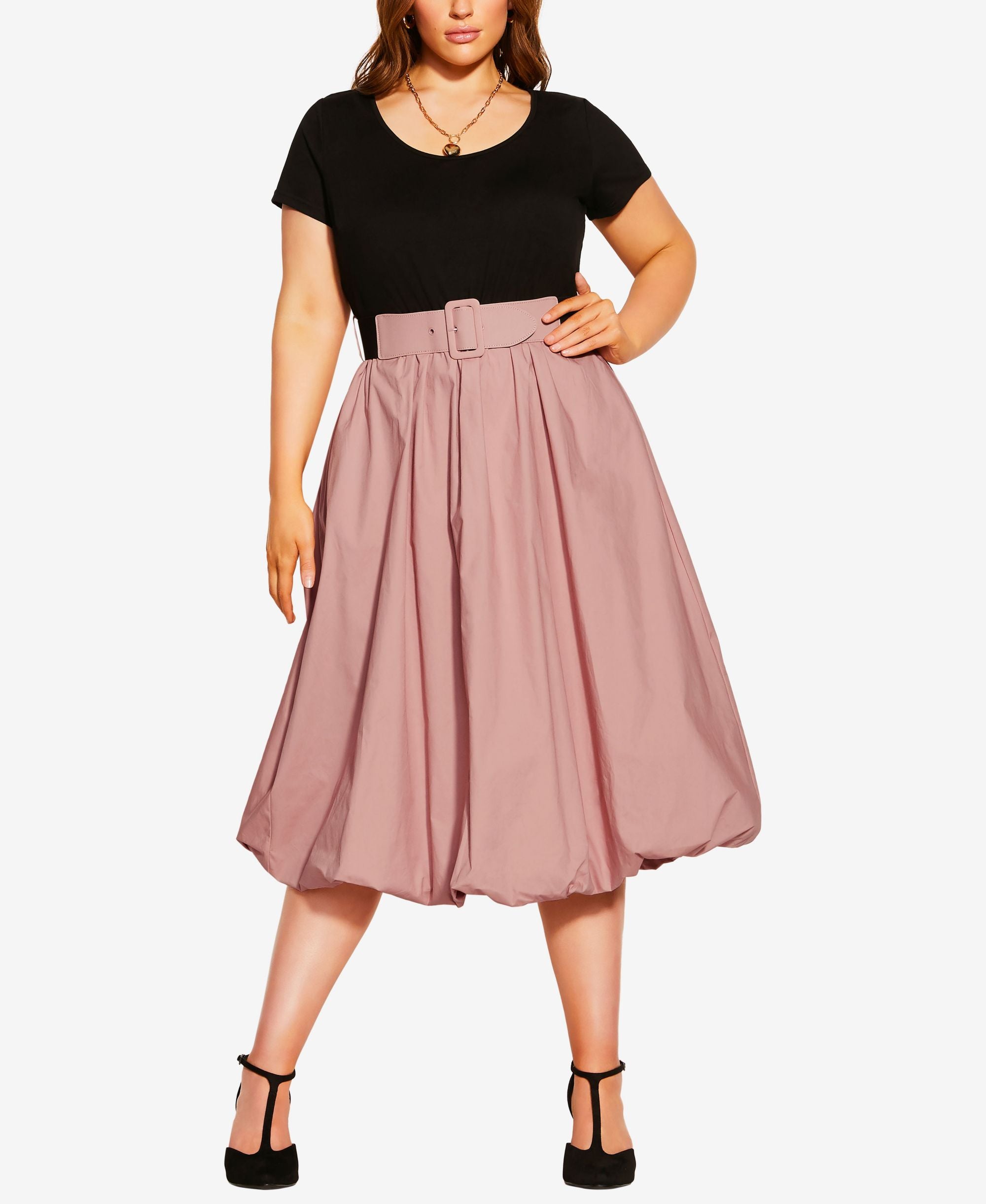 City Chic Trendy Plus Size Paris Days Dress
