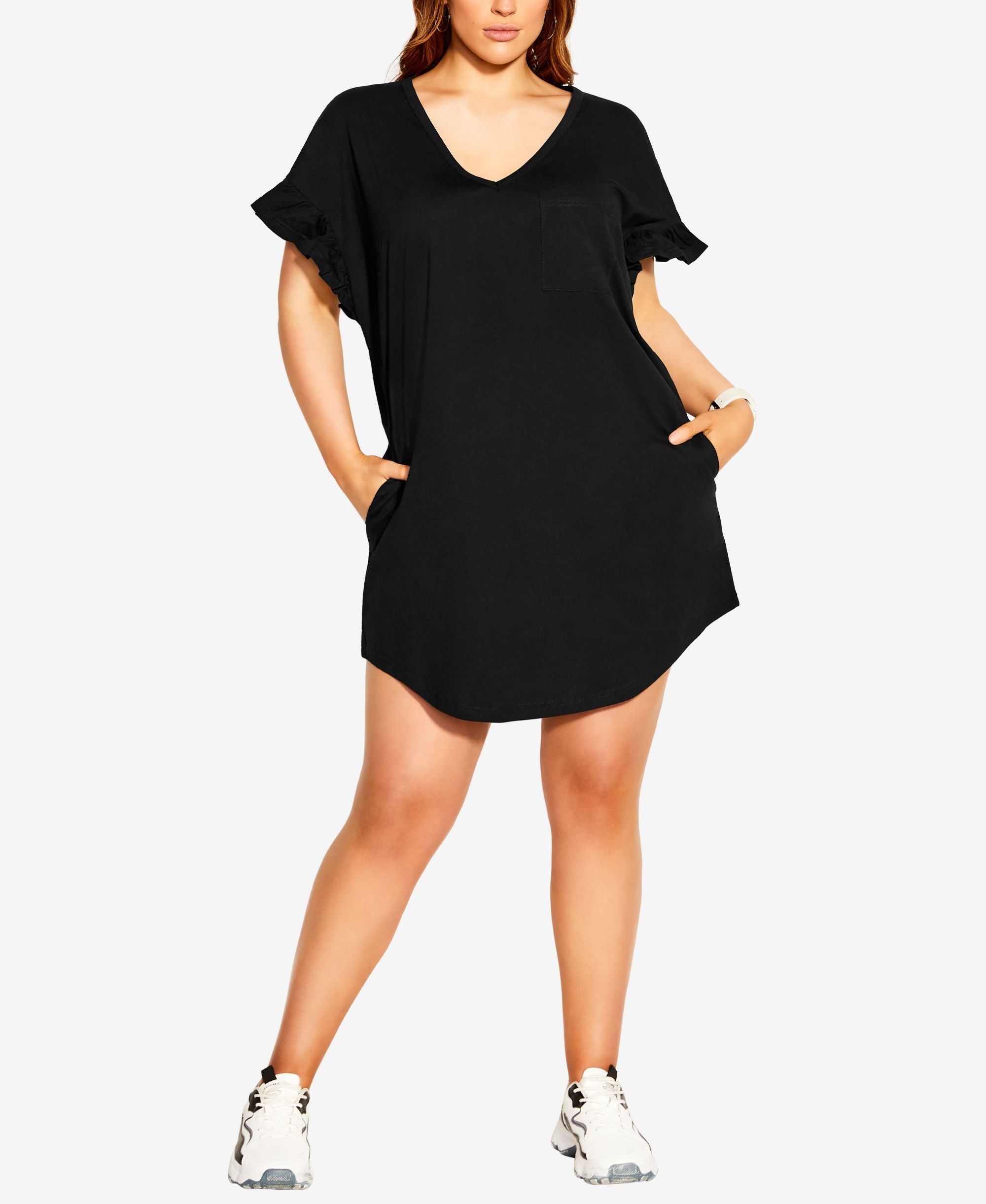 City Chic Trendy Plus Size About Lounge Dress
