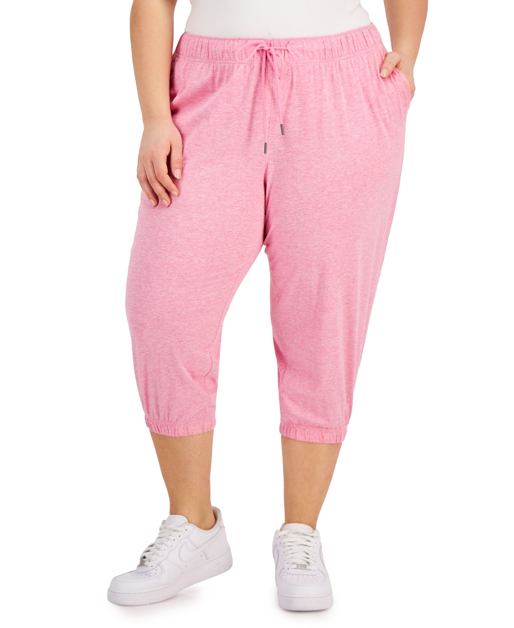 ID Ideology Performance Plus Size Cropped Jogger Pants