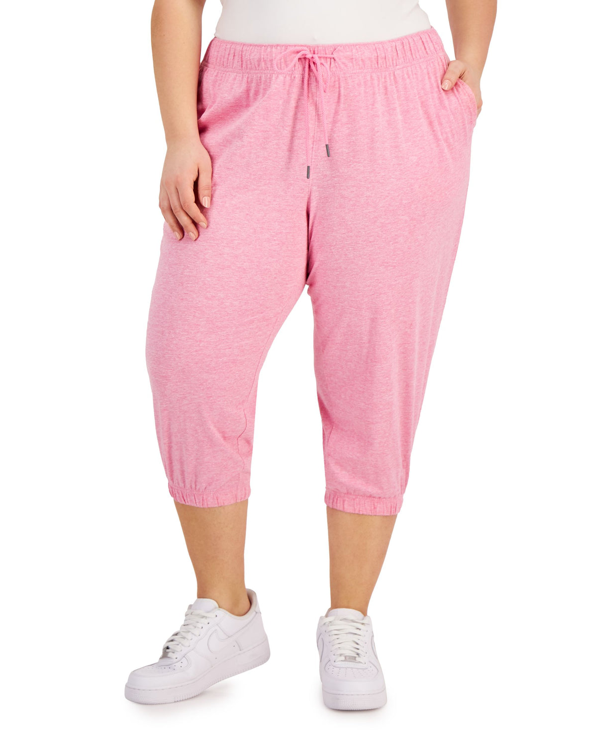 ID Ideology Performance Plus Size Cropped Jogger Pants