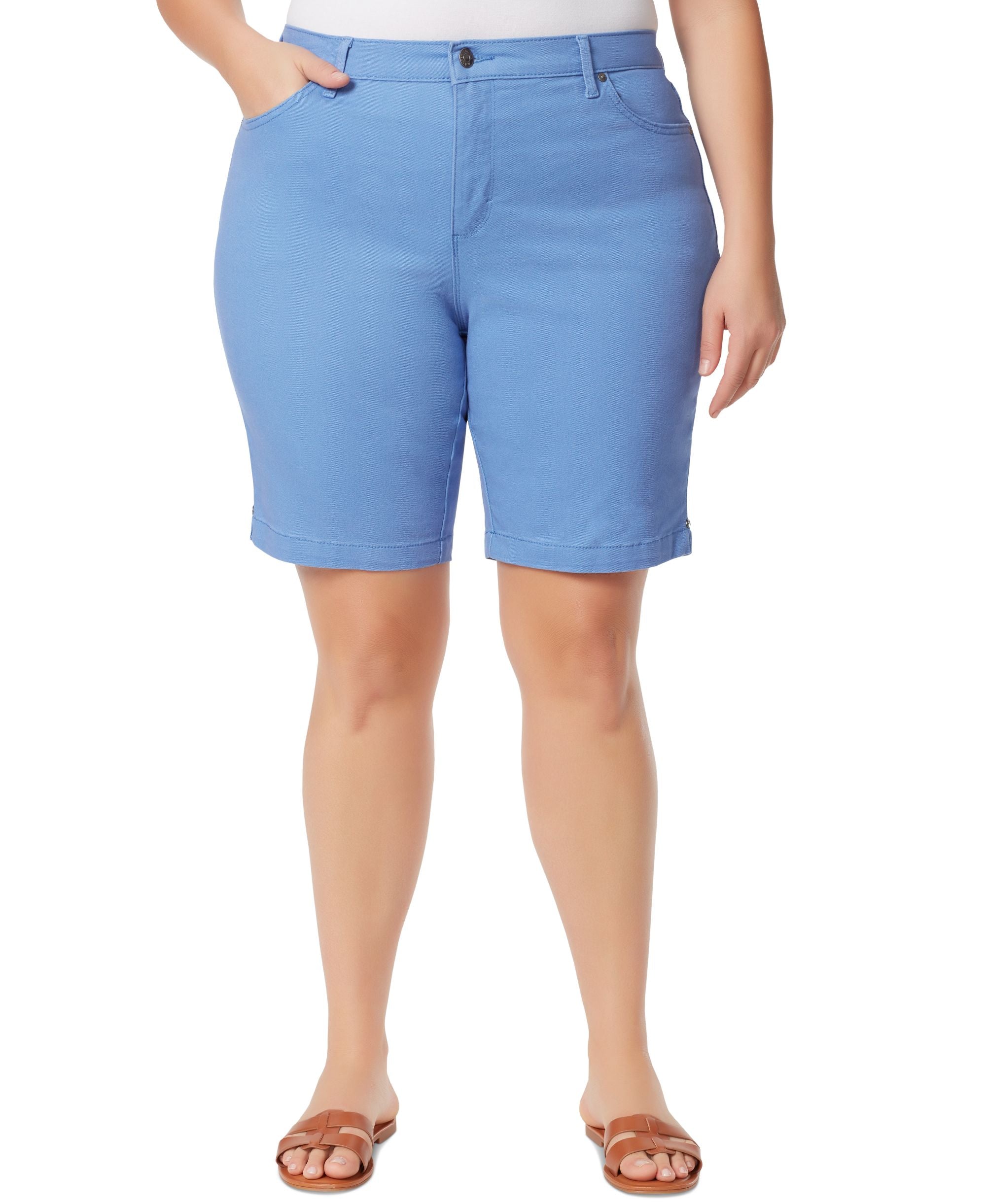 Gloria Vanderbilt Plus Size Amanda Bermuda Shorts