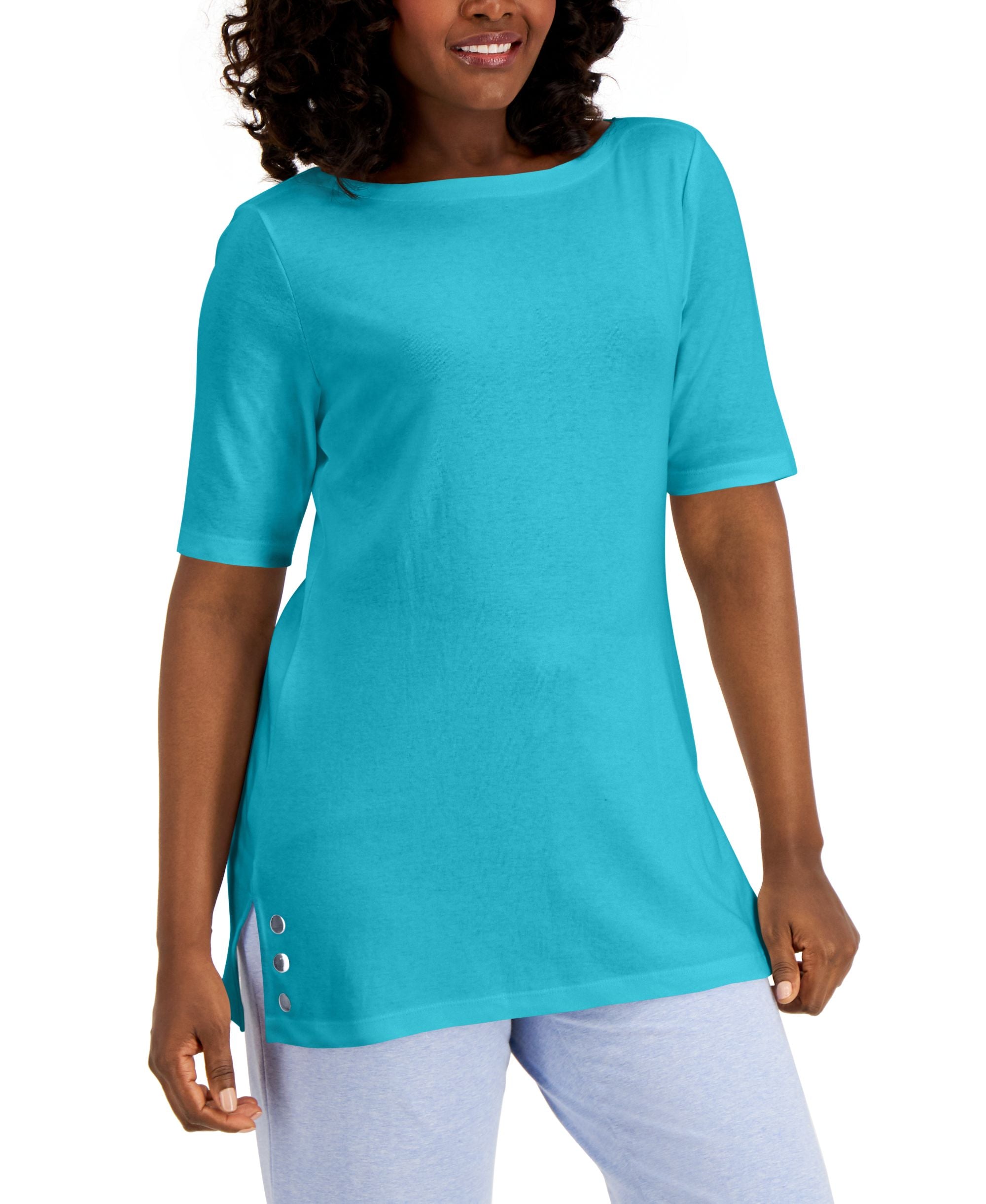 Karen Scott Embellished Tunic