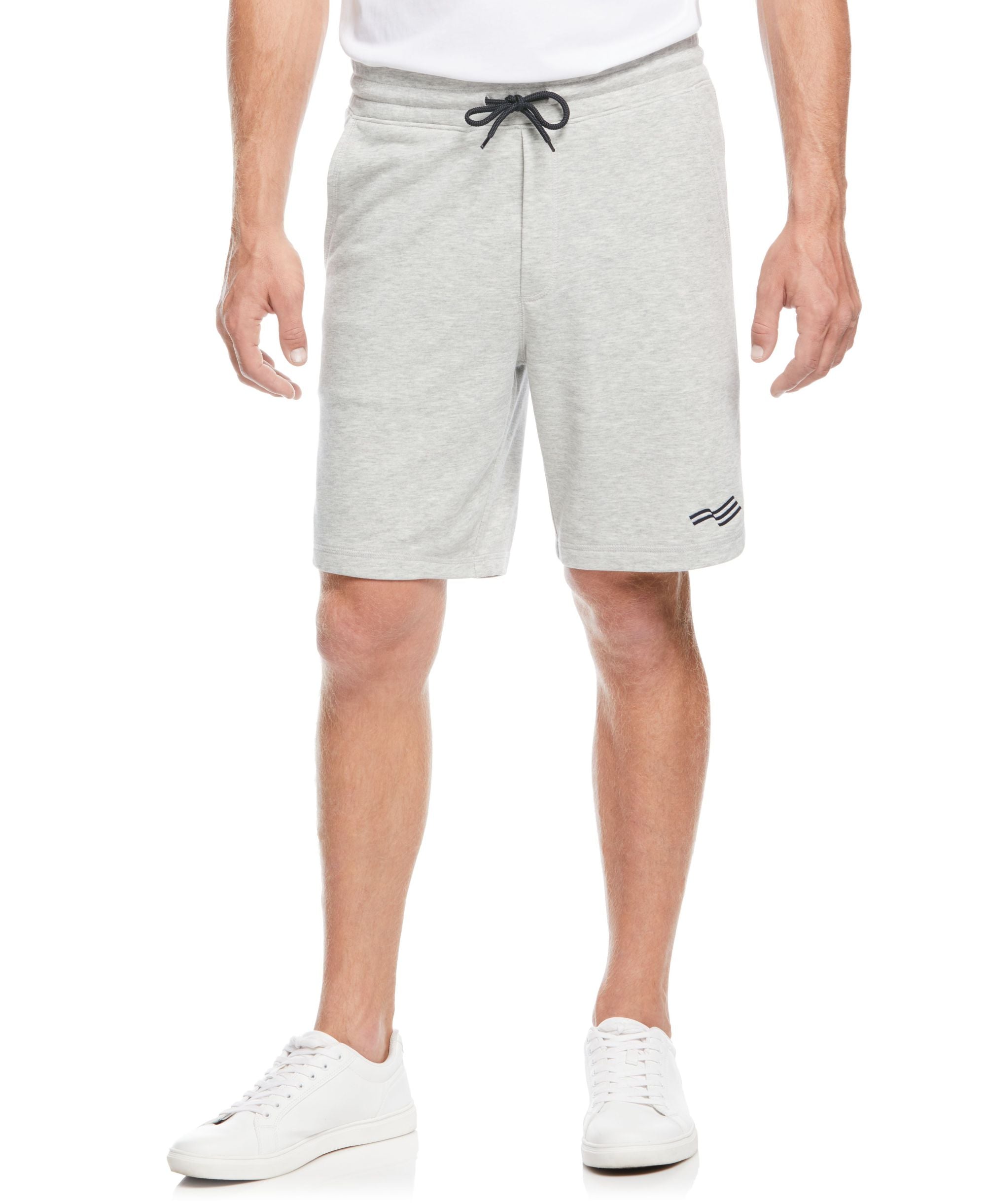 Perry Ellis America Mens Embroidered Flag Sweat Shorts