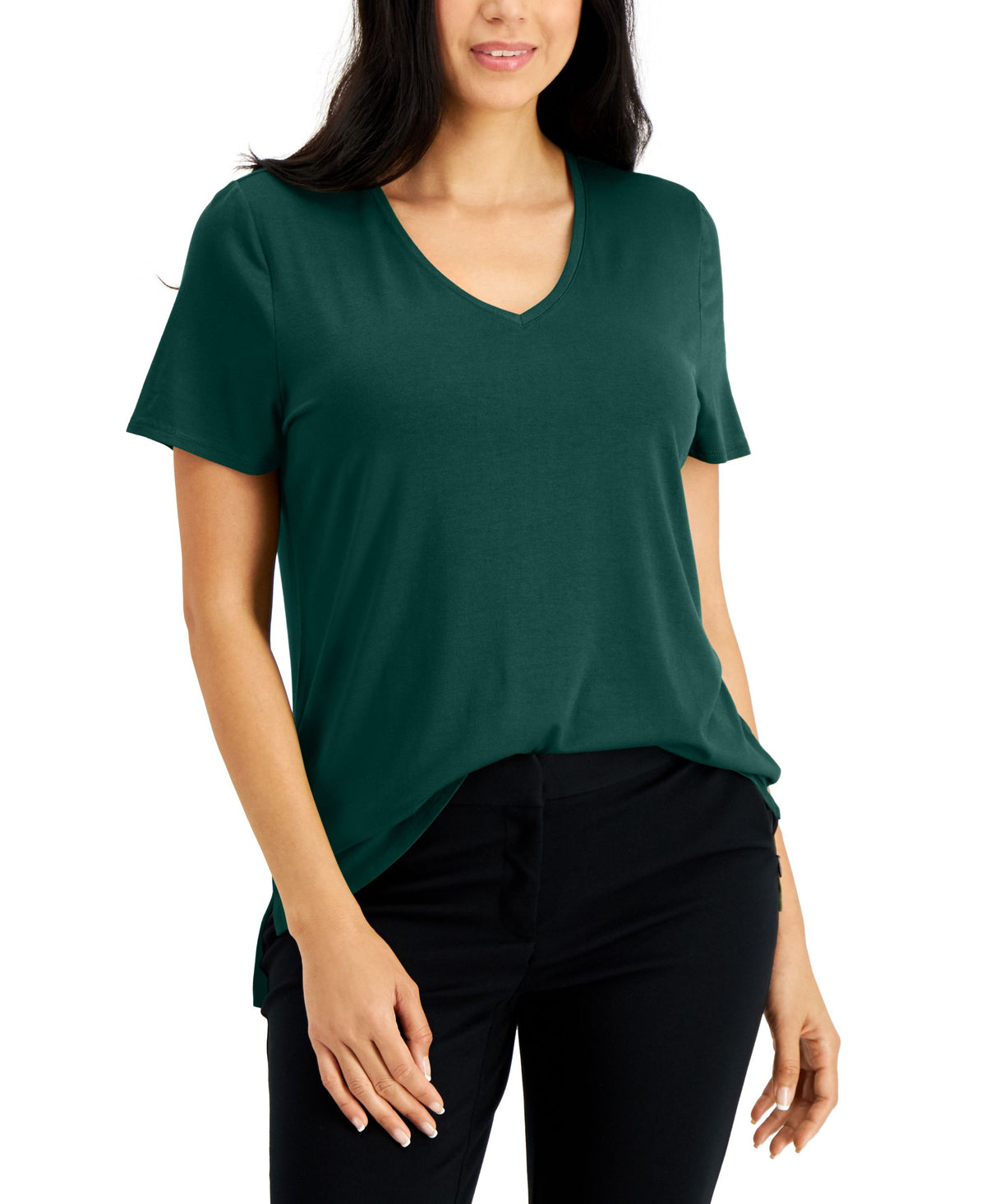 Alfani V Neck T-Shirt