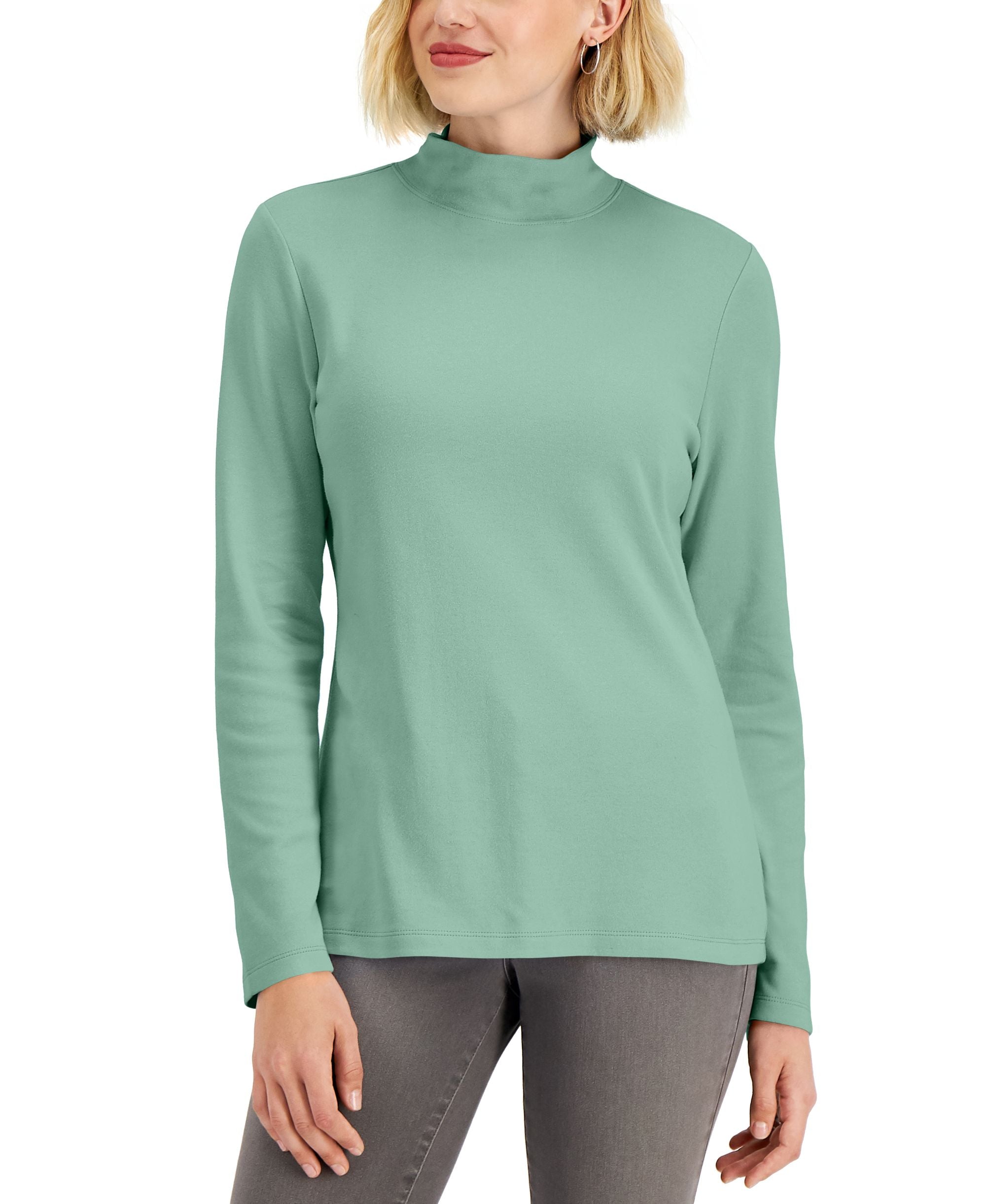 Mock-Neck Top
