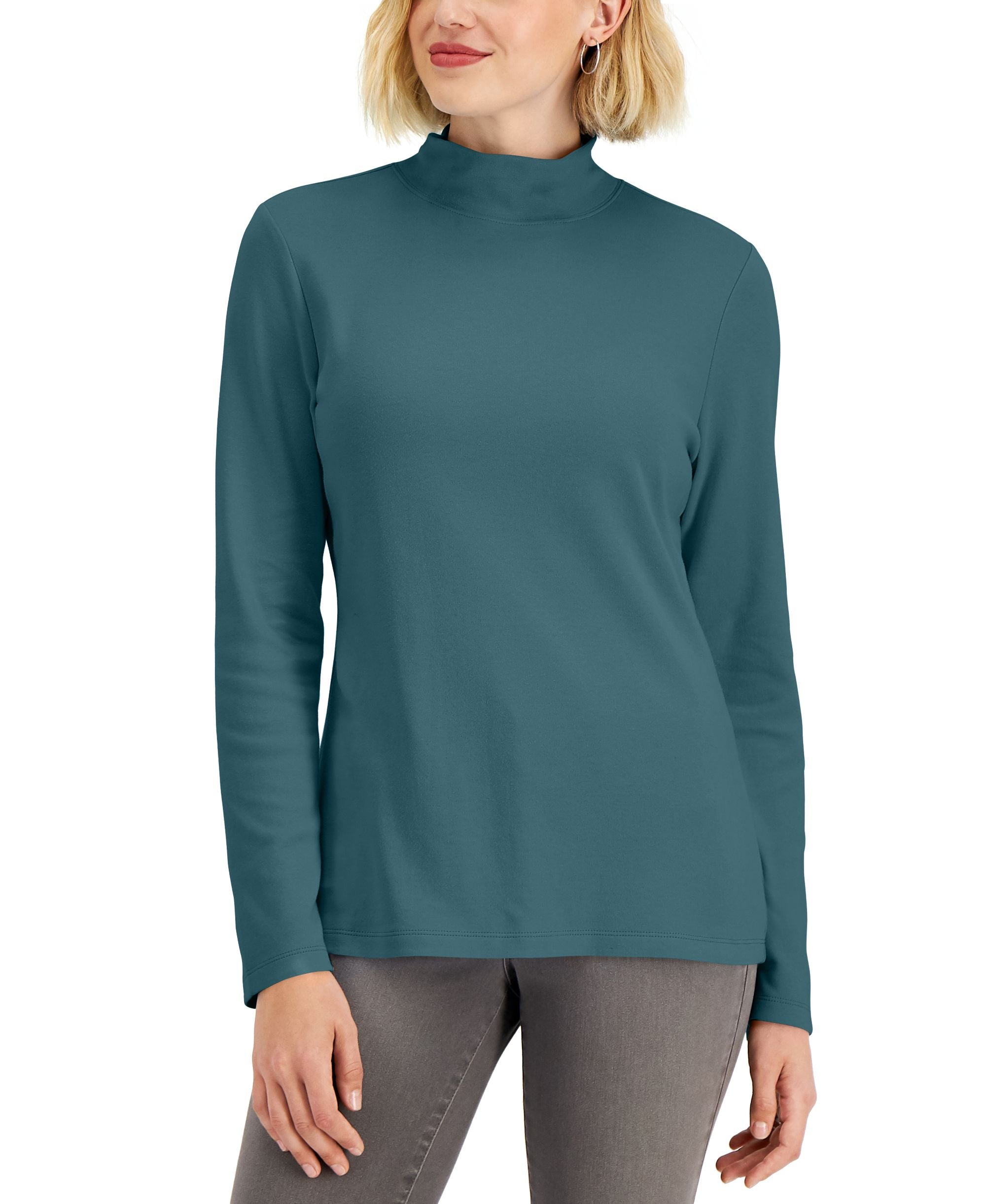 Mock-Neck Top