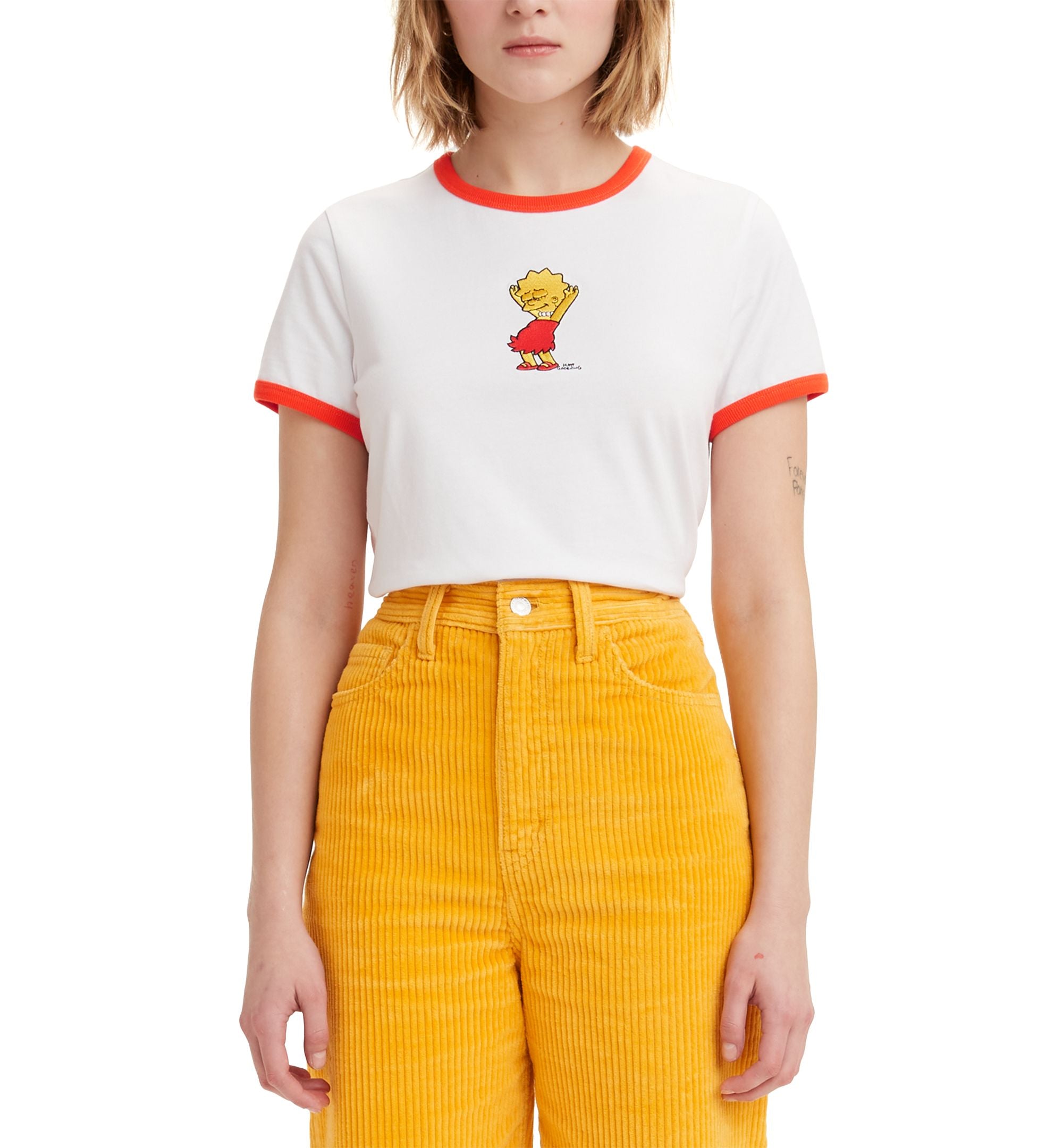 Levi'sxSimpsons Collab Ringer Tee