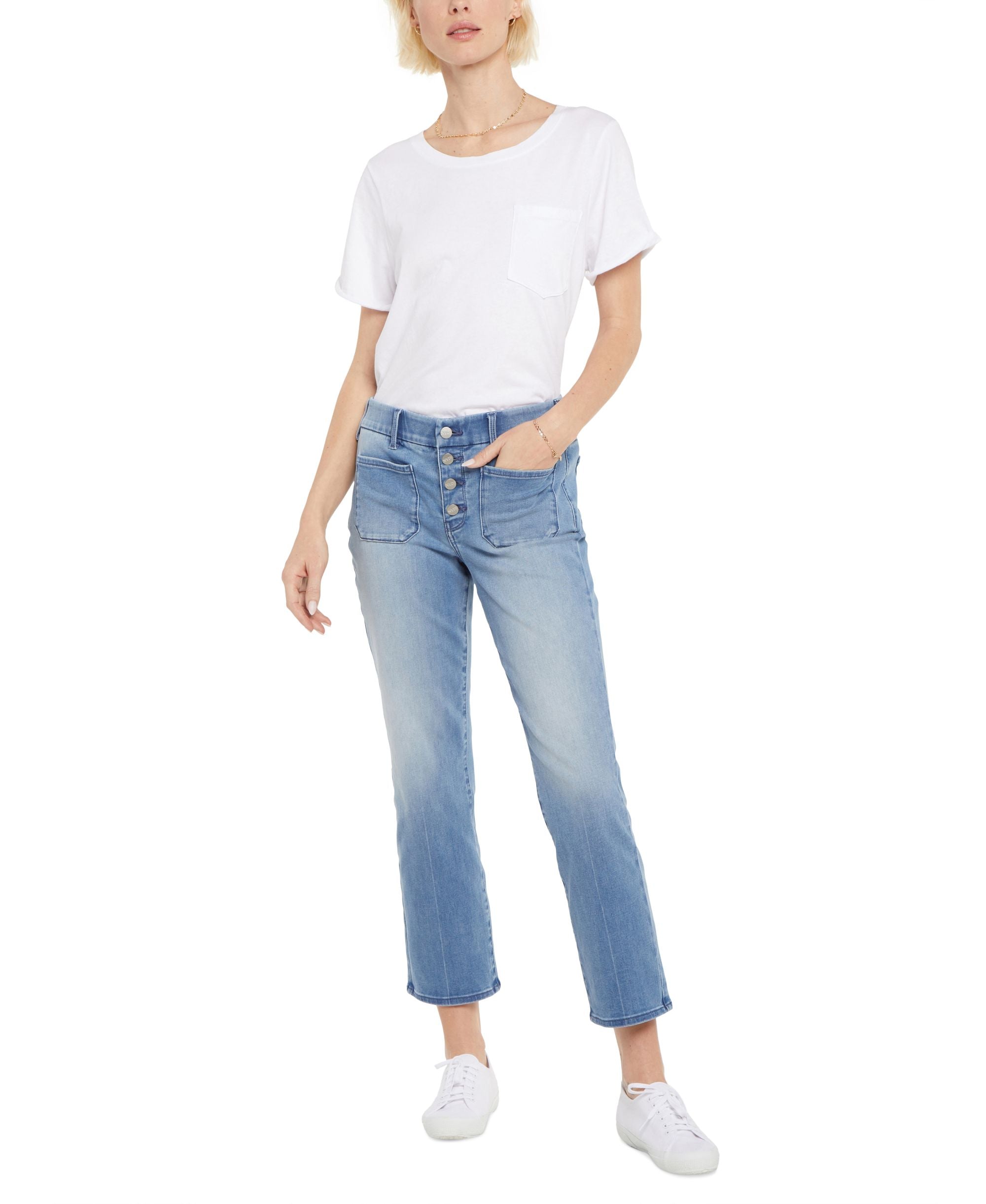 Nydj Straight Leg Ankle Jeans