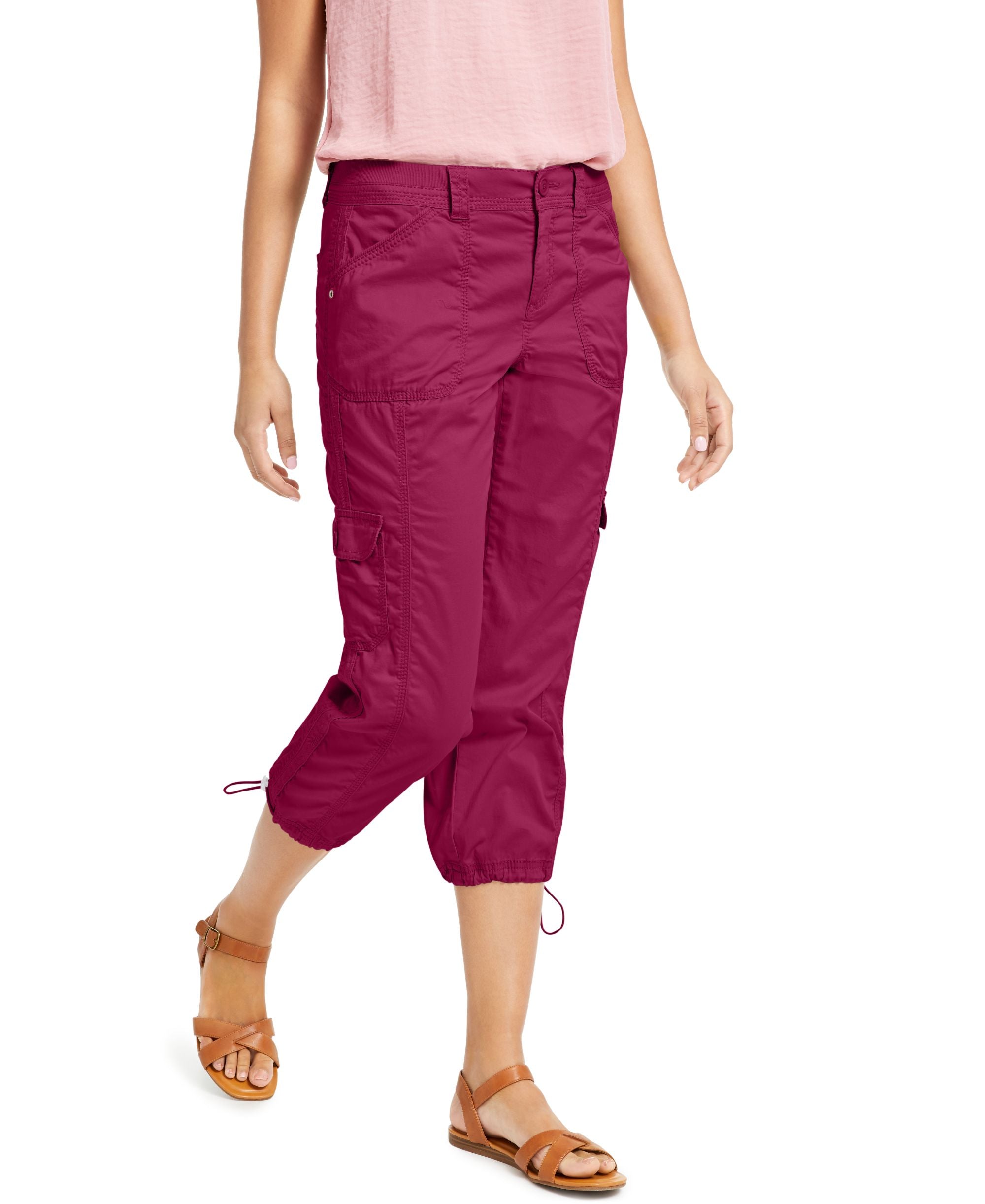 Women's Cargo Capri Pants